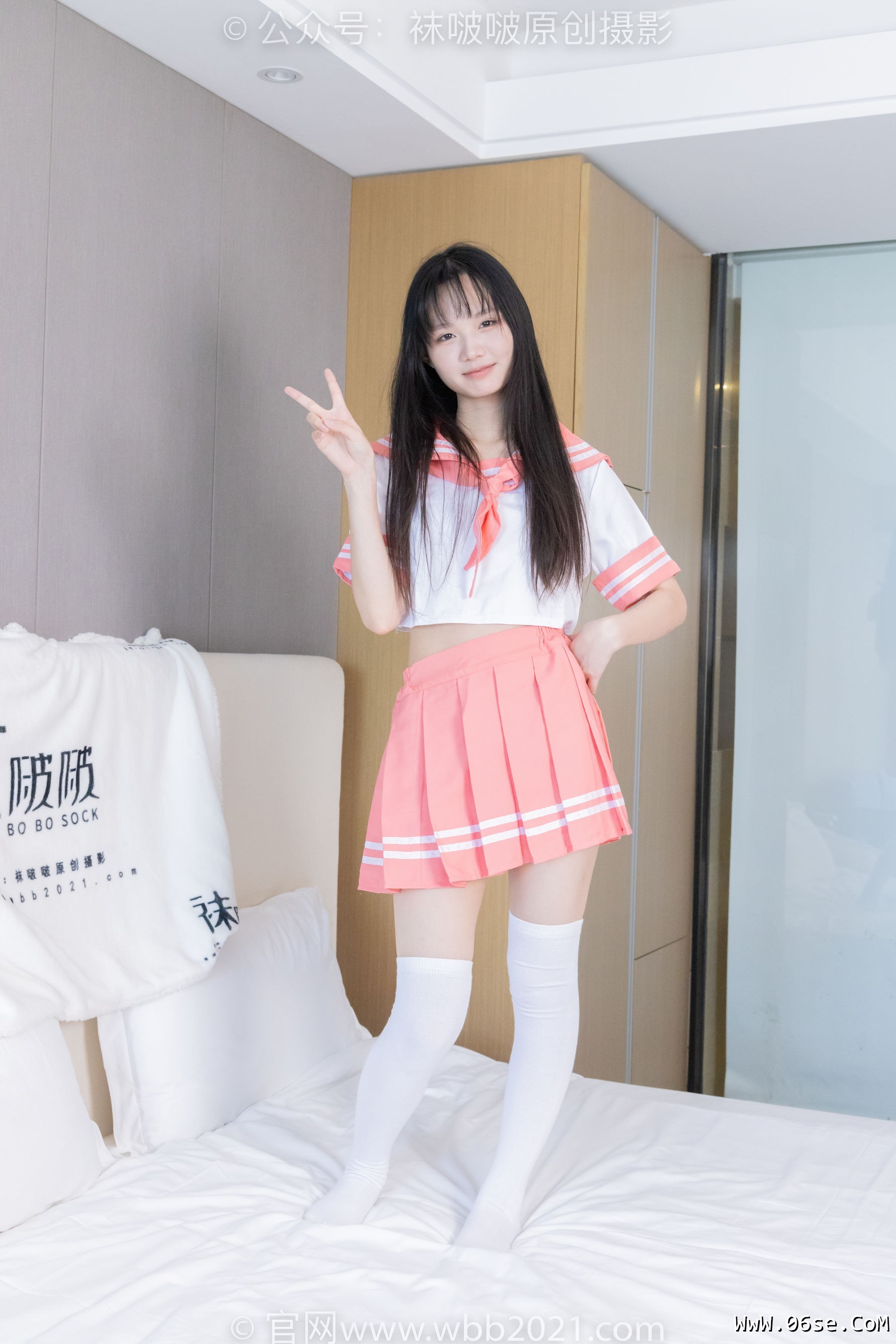 图片[118]-BoBoSocks袜啵啵 No.429 甜甜圈 -板鞋、白棉袜、过膝白棉袜[159P]-六色网