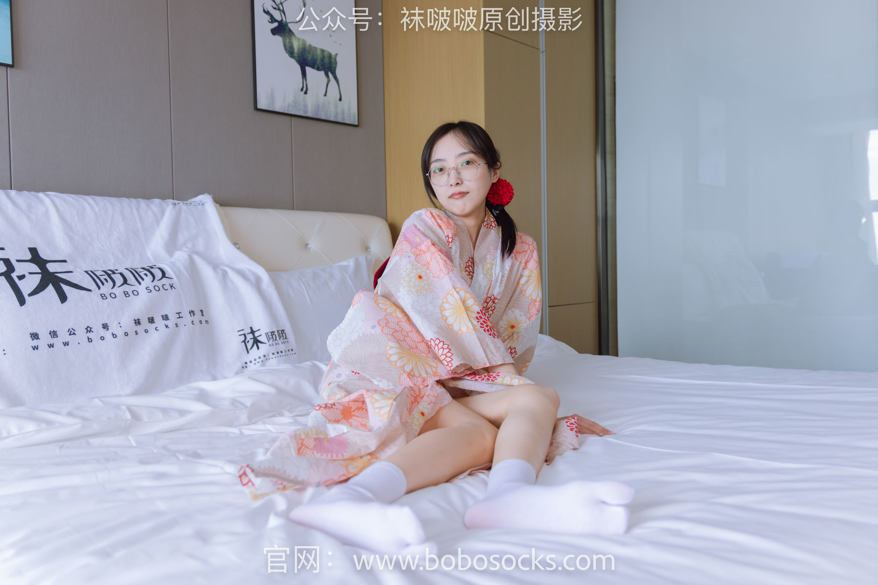 图片[158]-BoBoSocks袜啵啵 No.137 稚予-木屐、分指白棉袜、裸足、和风浴衣[170P]-六色网