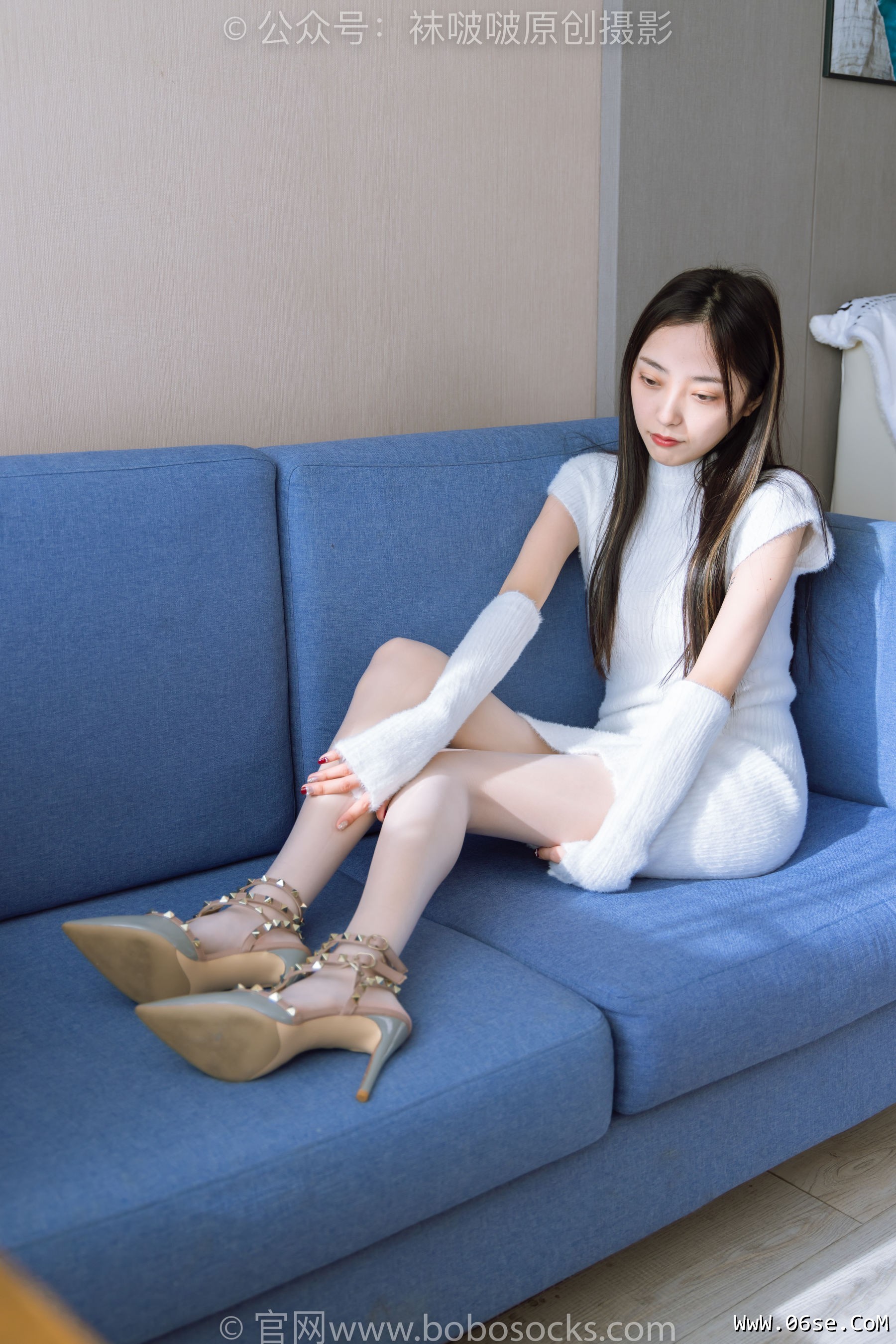 图片[65]-BoBoSocks袜啵啵 No.173 稚予-高跟鞋、板鞋、白丝、肉丝、白棉袜[149P]-六色网