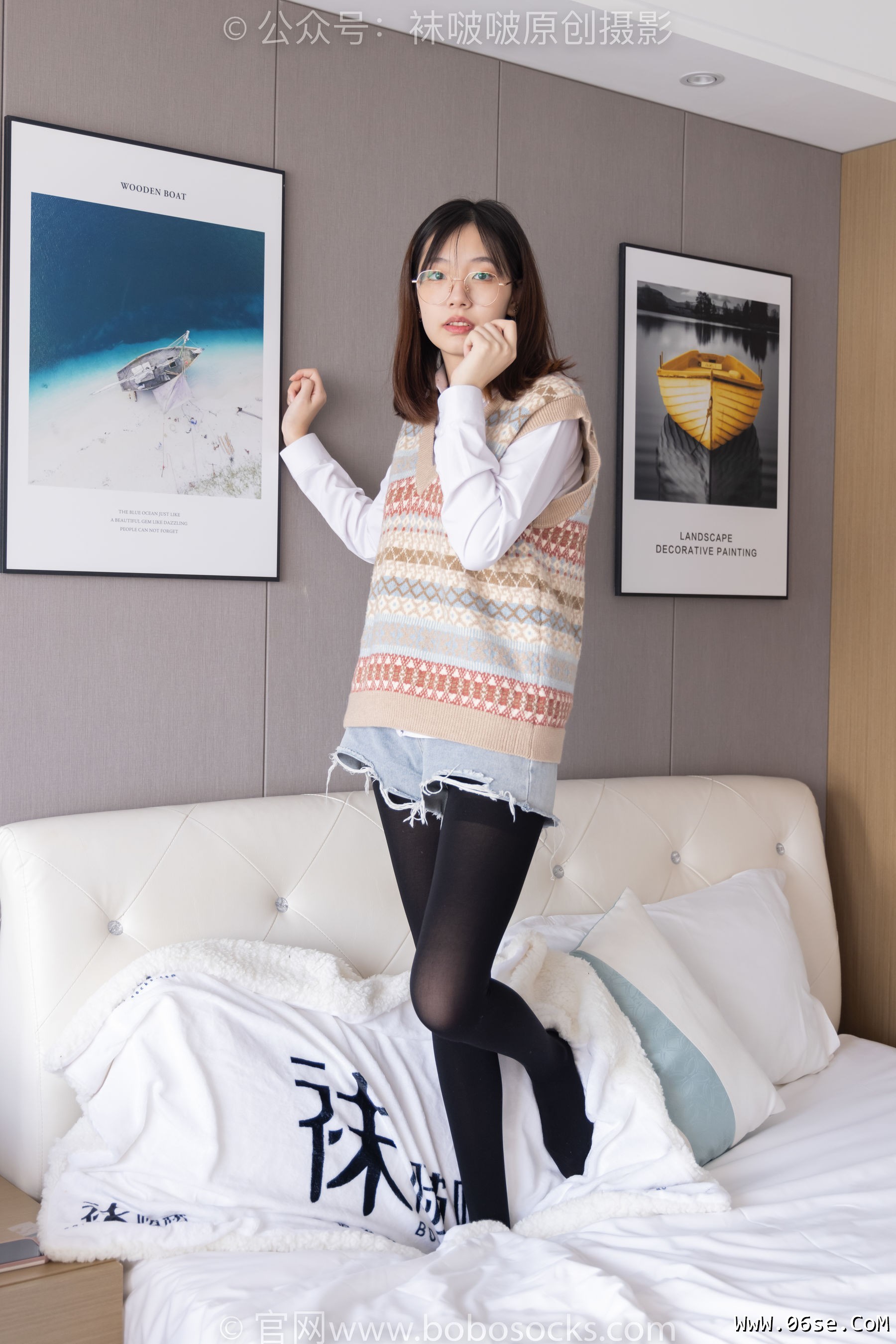 图片[95]-BoBoSocks袜啵啵 No.169 小甜豆-黑皮鞋、厚黑丝、厚肉丝[145P]-六色网