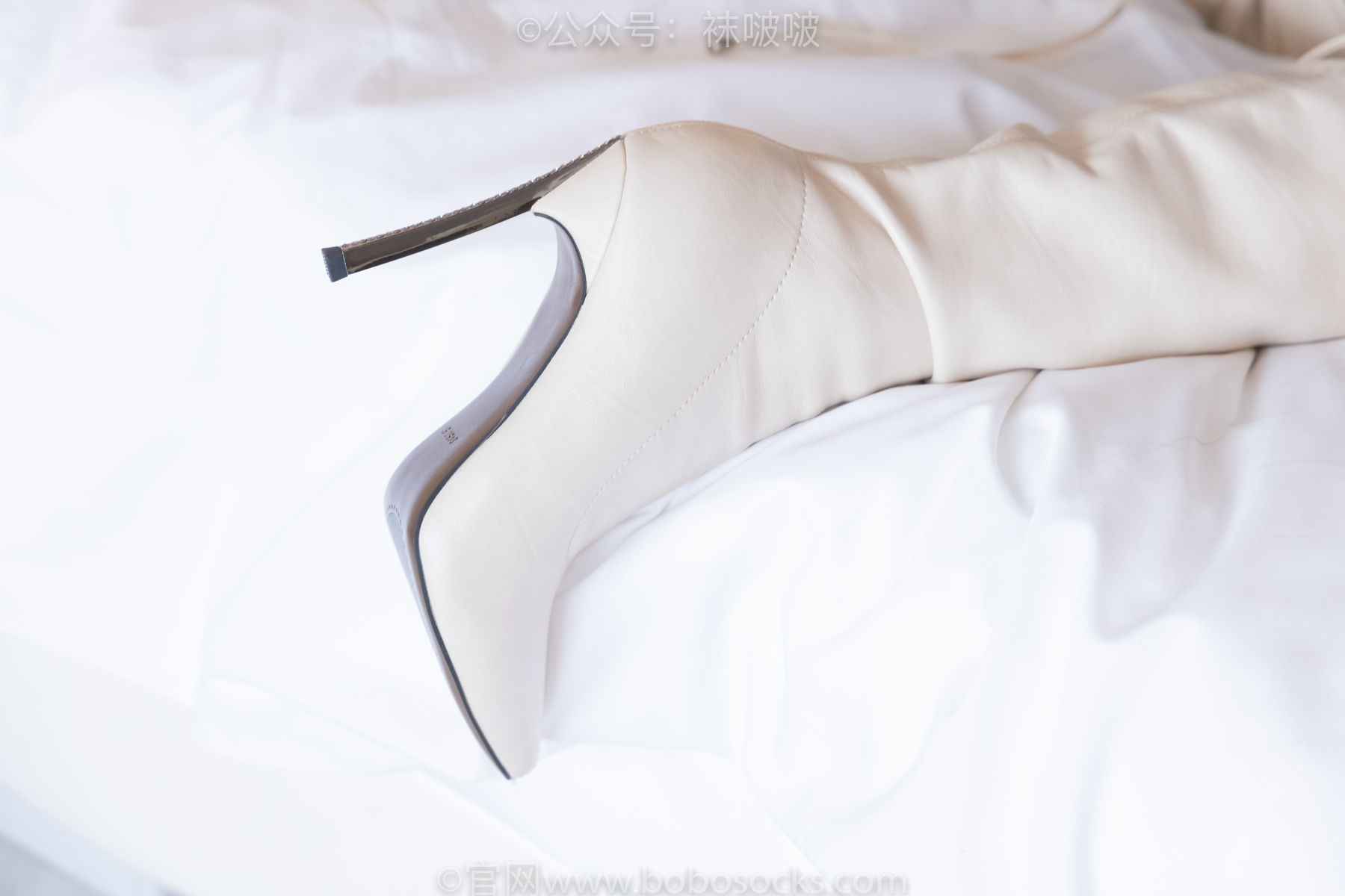 图片[57]-BoBoSocks袜啵啵 No.050 小甜豆-高跟长靴、白棉袜[175P]-六色网