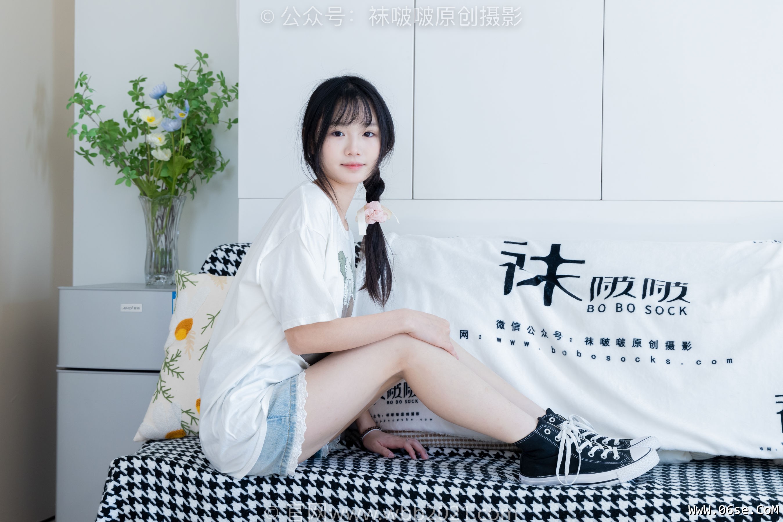 图片[134]-BoBoSocks袜啵啵 No.331 甜甜圈 -板鞋、白棉袜、裸足[144P]-六色网