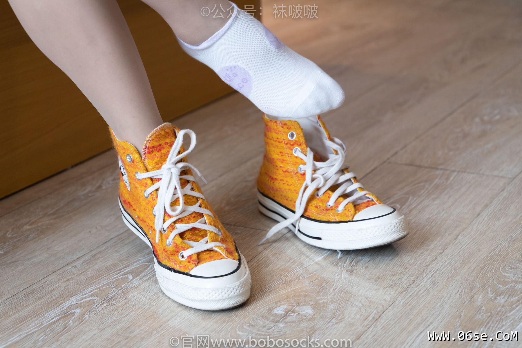 图片[29]-BoBoSocks袜啵啵 No.008 涵涵-帆布鞋、白色短棉袜、肉丝[139P]-六色网