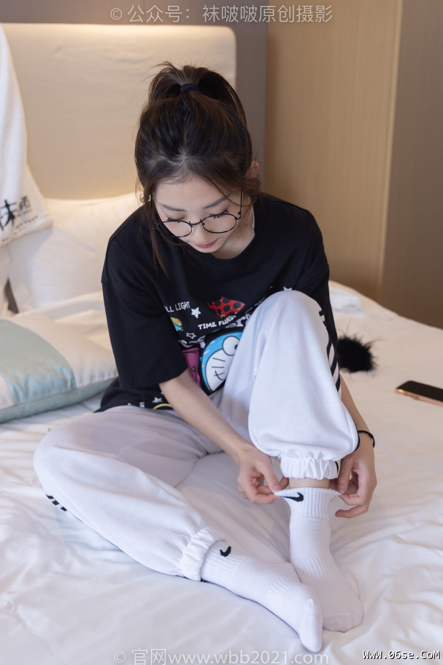 图片[117]-BoBoSocks袜啵啵 No.382 小沫 -板鞋、白棉袜[143P]-六色网