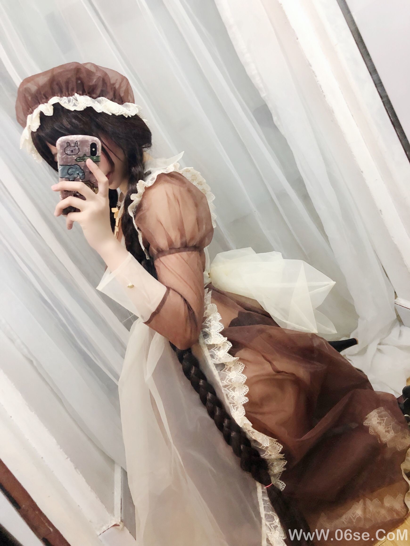 图片[18]-二次元巨乳美女鹿野希 透明女仆[97P]-六色网