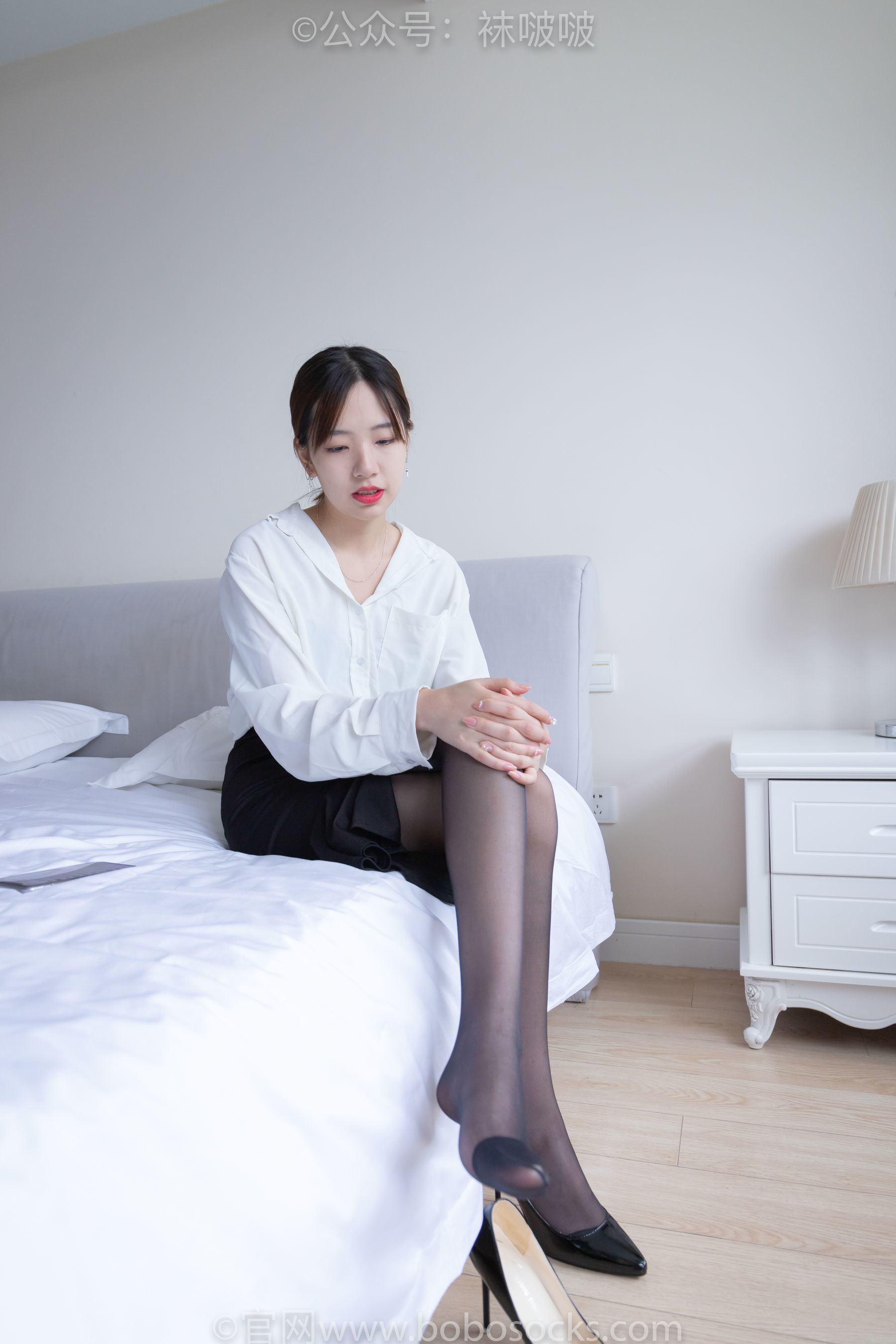 图片[39]-BoBoSocks袜啵啵 No.017 小甜豆-OL制服、高跟鞋、黑丝[131P]-六色网