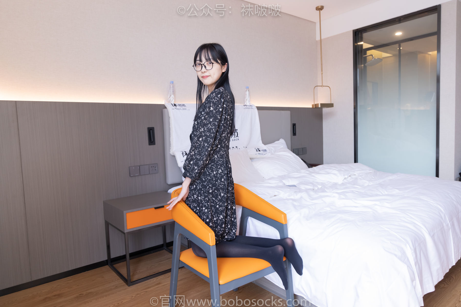 图片[130]-BoBoSocks袜啵啵 No.064 稚予-平底鞋、厚黑丝[137P]-六色网