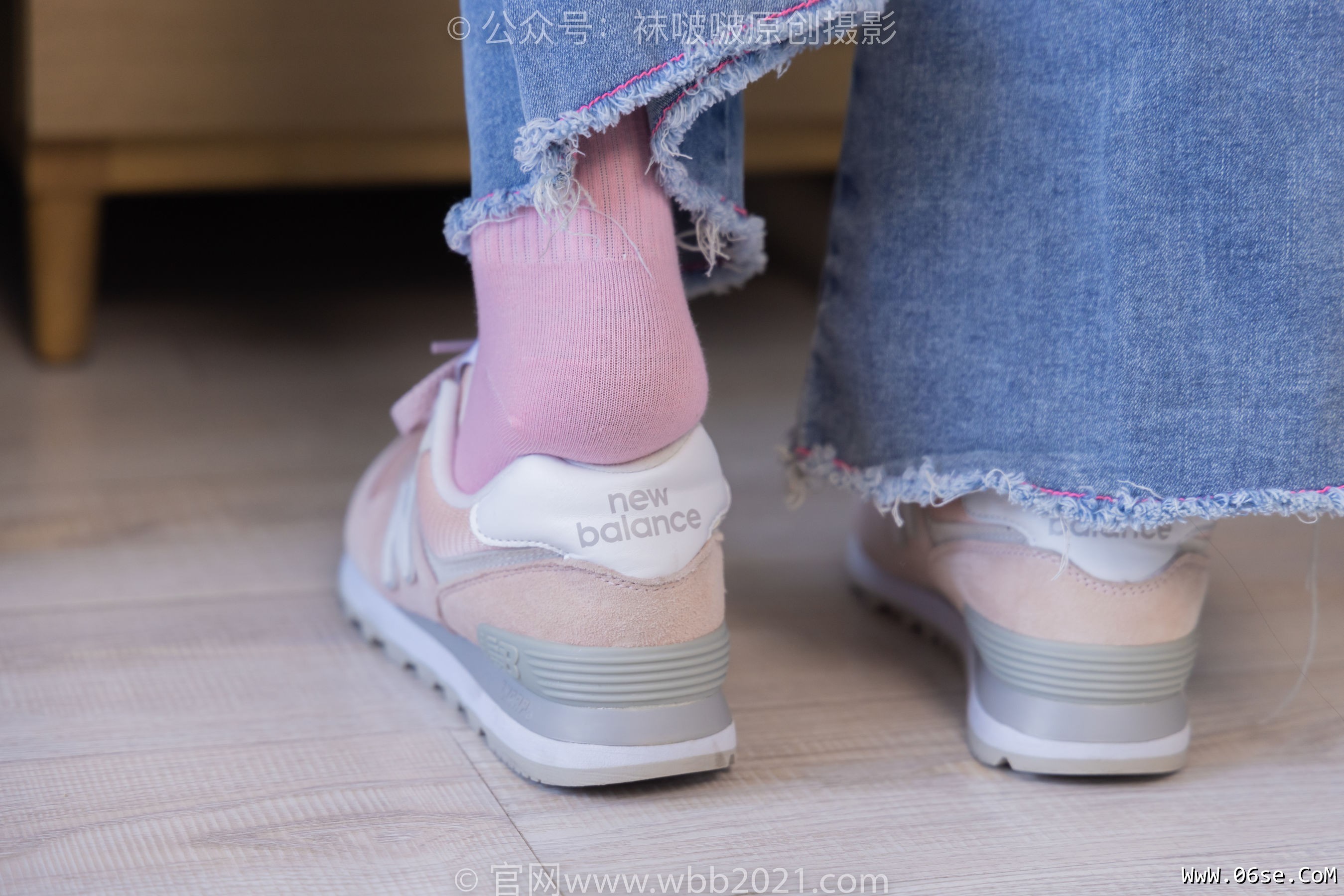 图片[58]-BoBoSocks袜啵啵 No.317 小甜豆 -运动鞋、可拆卸牛仔裤、粉色棉袜、黑丝、裤里丝[140P]-六色网