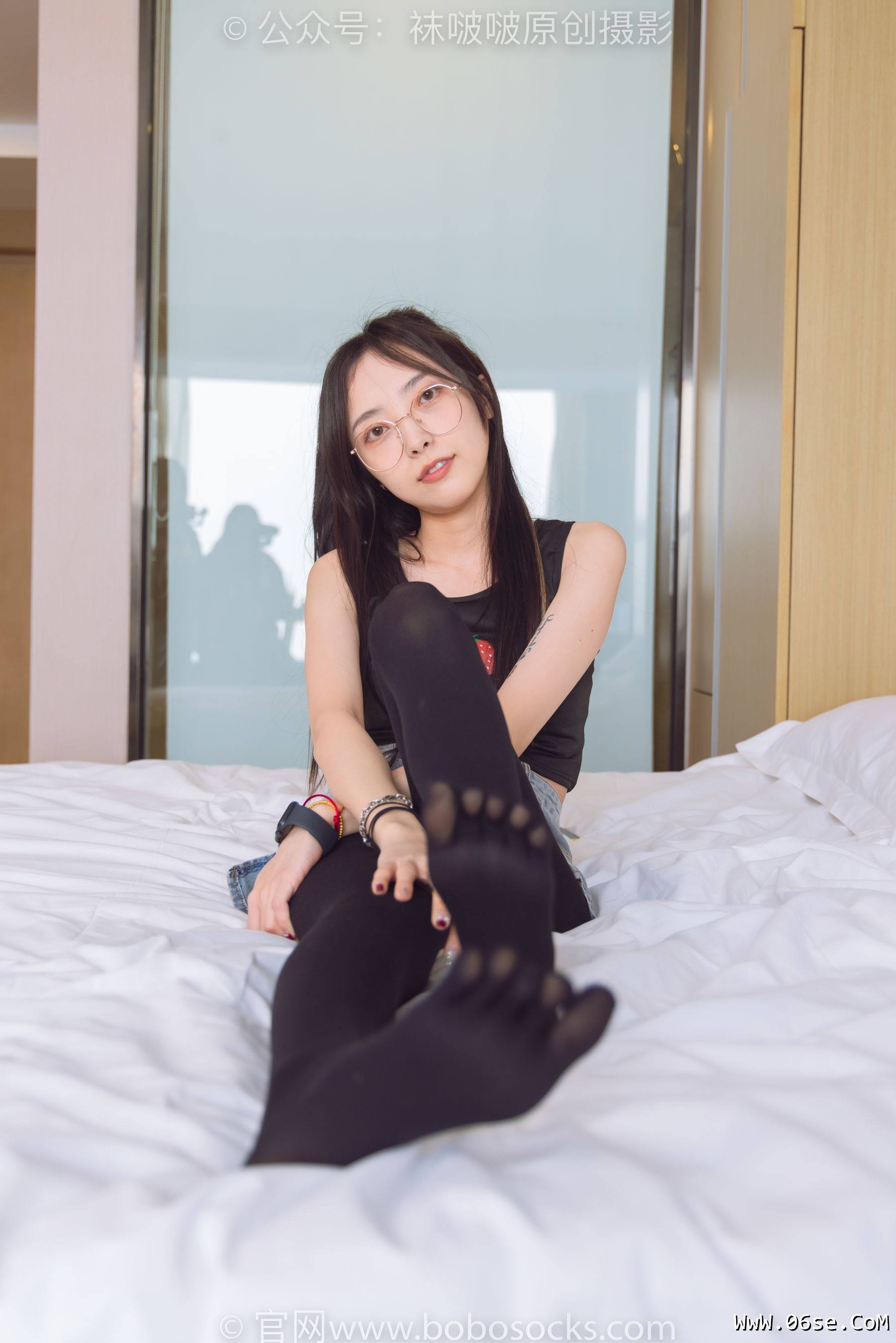 图片[38]-BoBoSocks袜啵啵 No.192 稚予-高跟鞋、黑色五指袜[139P]-六色网