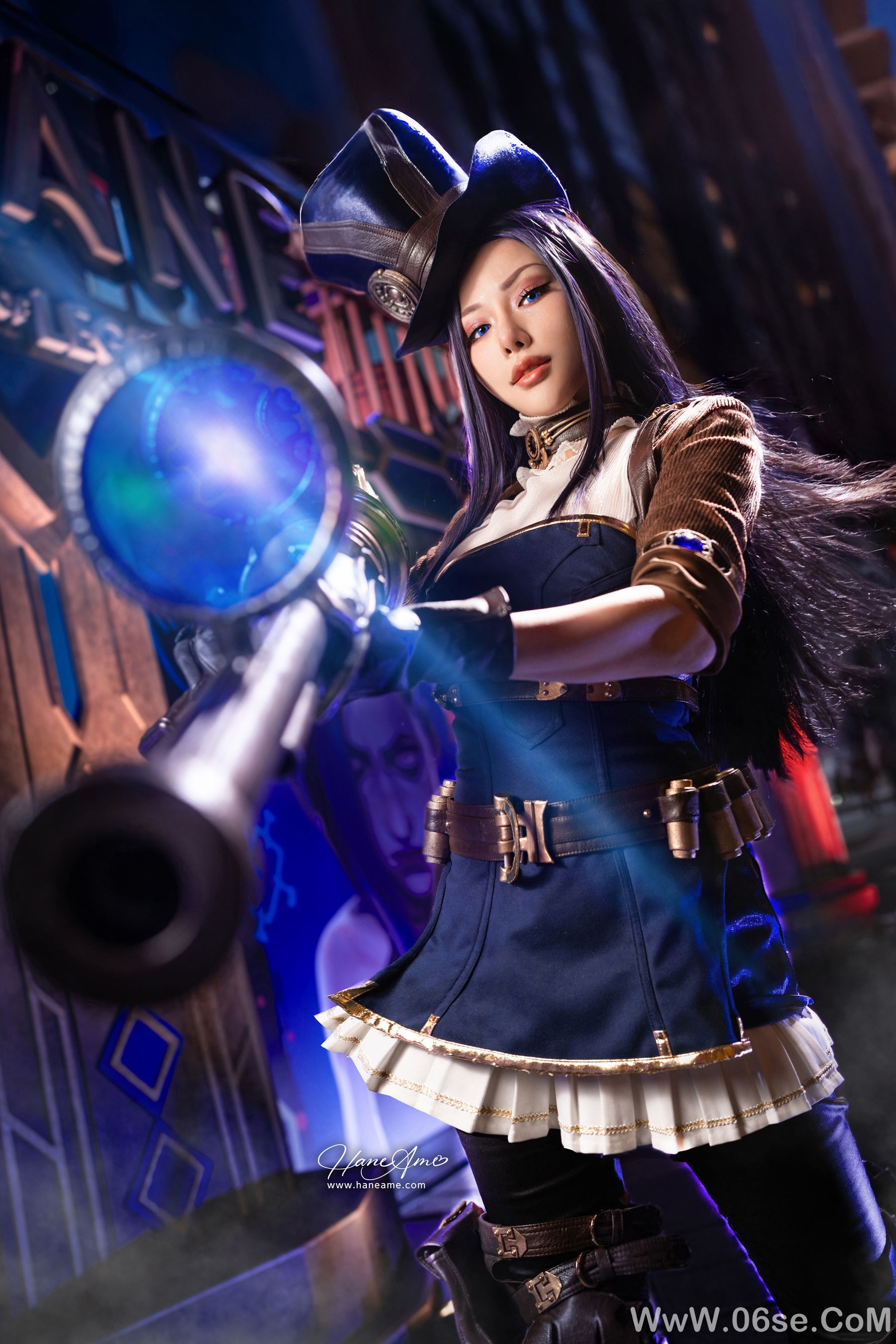 图片[10]-Hane Ame 雨波写真 – 英雄联盟 凱特琳[26P]-六色网
