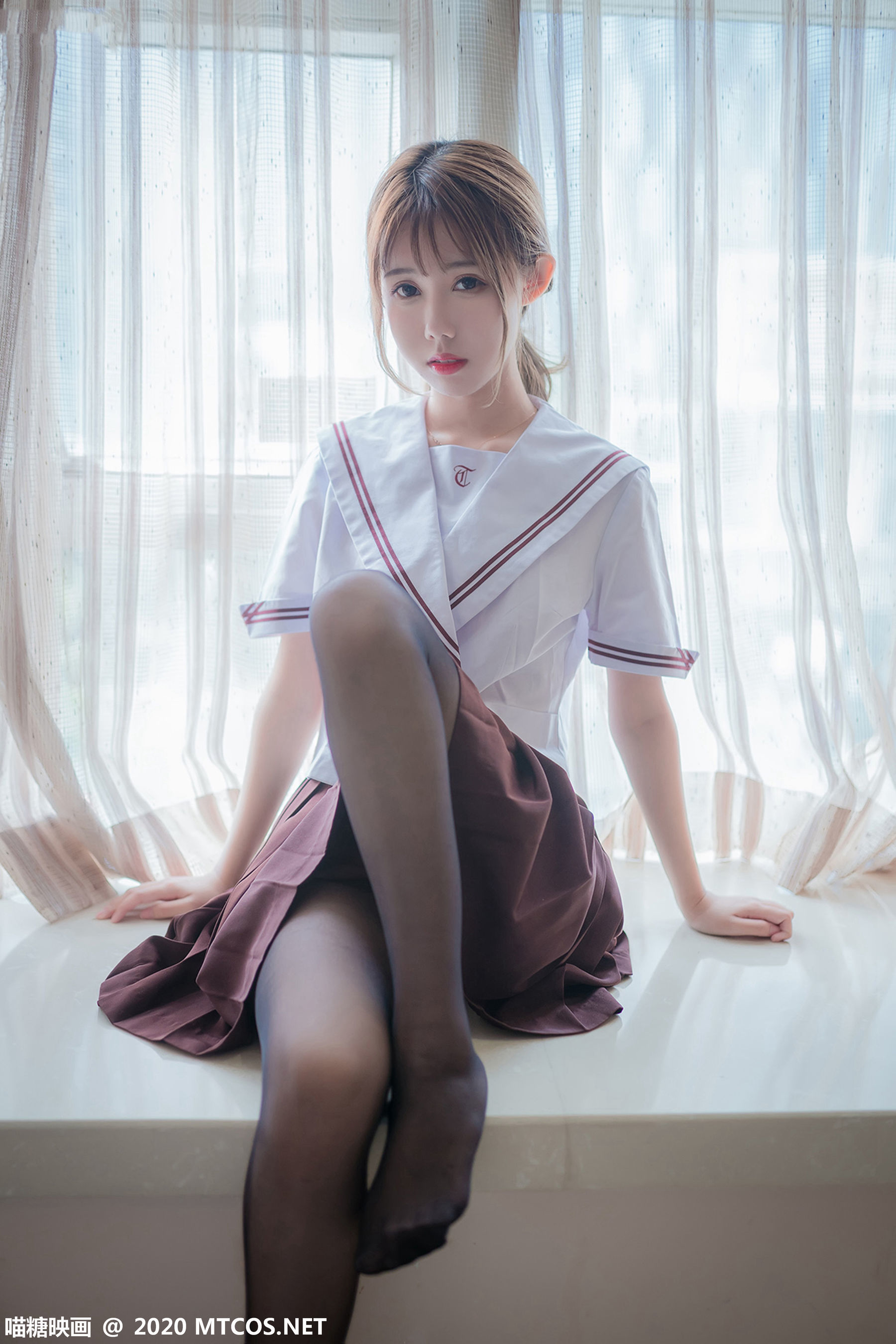 图片[19]-[喵糖映画] JKL.015 灰裙JK制服 [45P]-六色网
