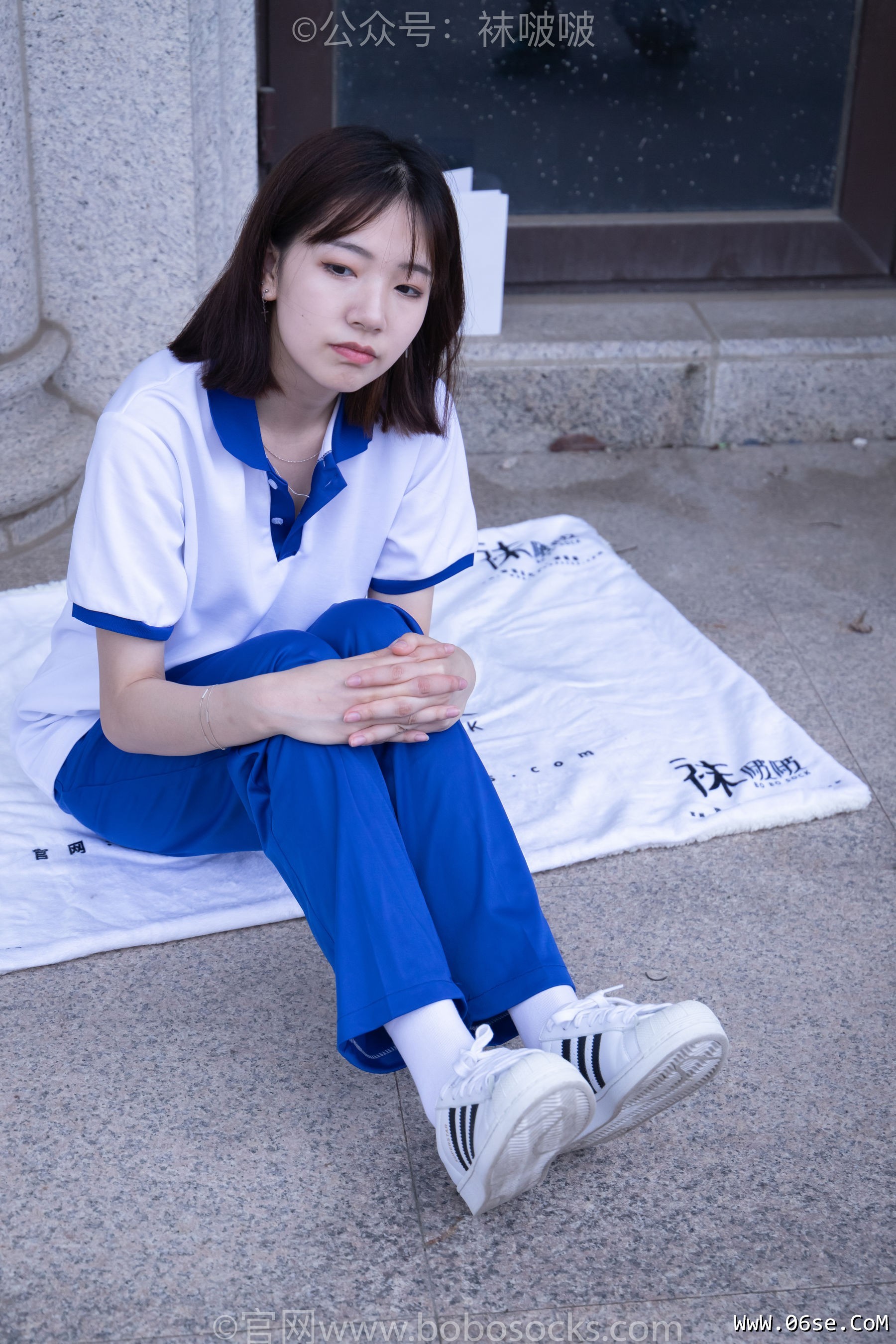 图片[35]-BoBoSocks袜啵啵 No.022 小甜豆-校服、贝壳头、白棉袜、肉丝[140P]-六色网