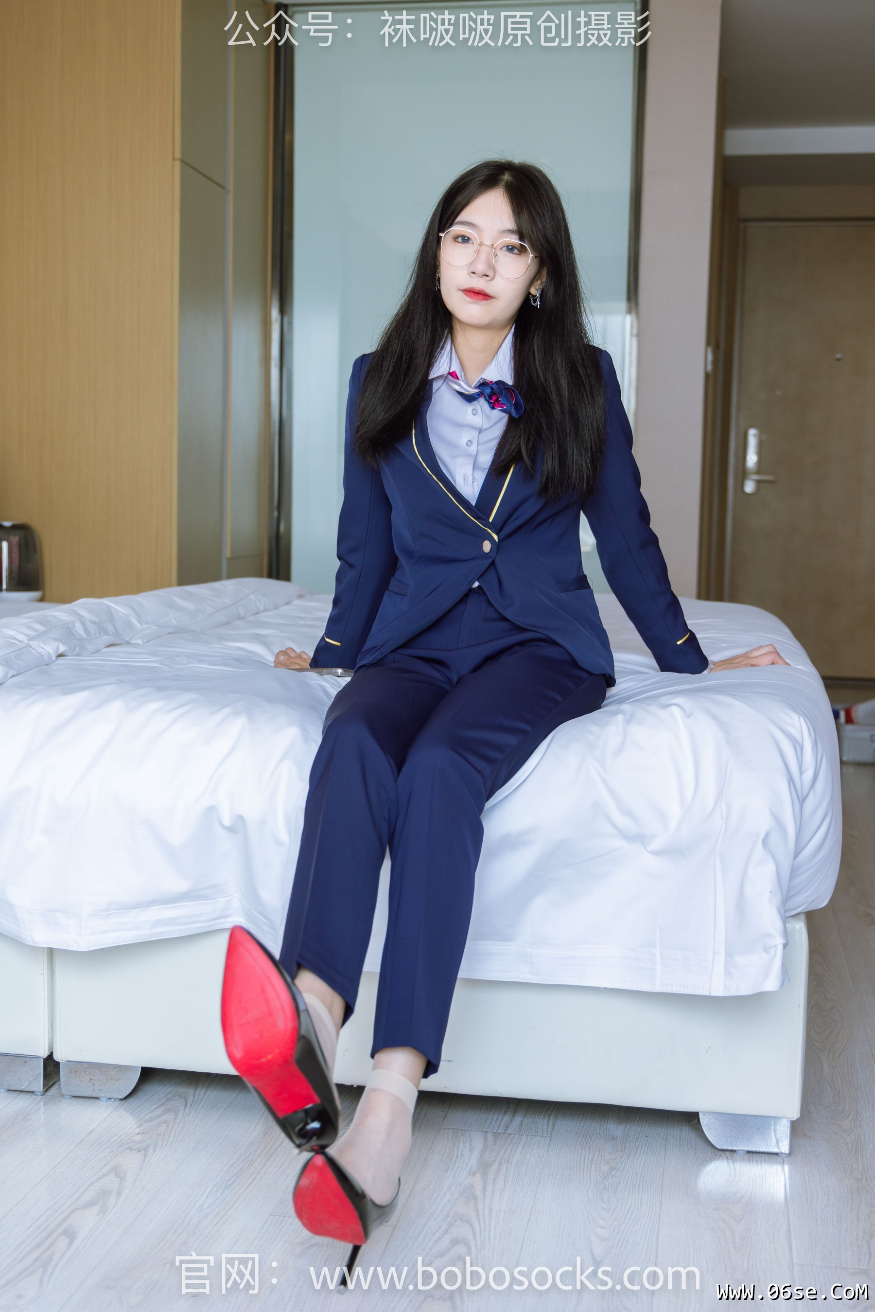 图片[97]-BoBoSocks袜啵啵 No.139 小甜豆-高跟鞋、短肉丝、空姐制服[140P]-六色网