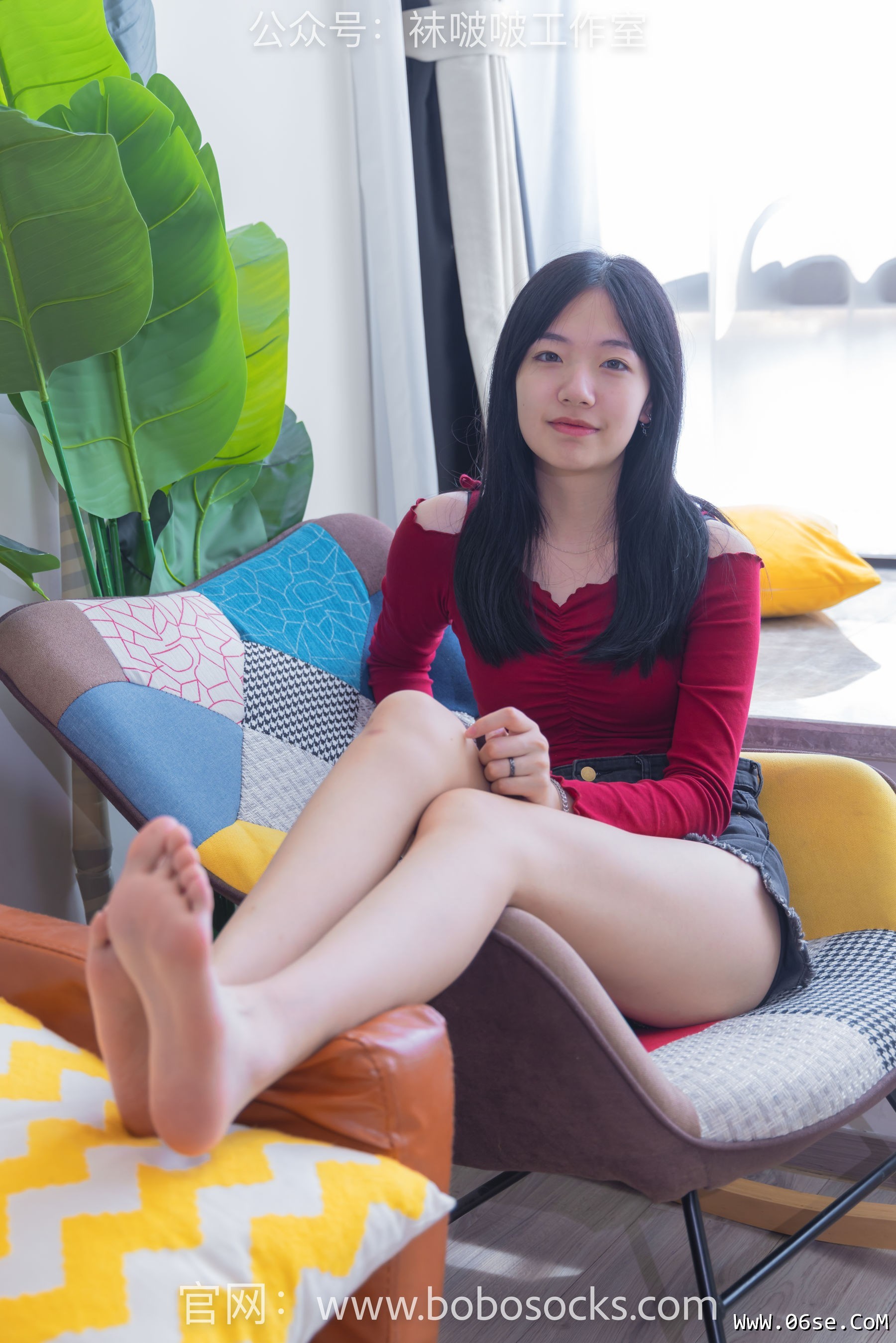 图片[69]-BoBoSocks袜啵啵 No.120 小甜豆-高跟长靴、白棉袜、裸足[170P]-六色网