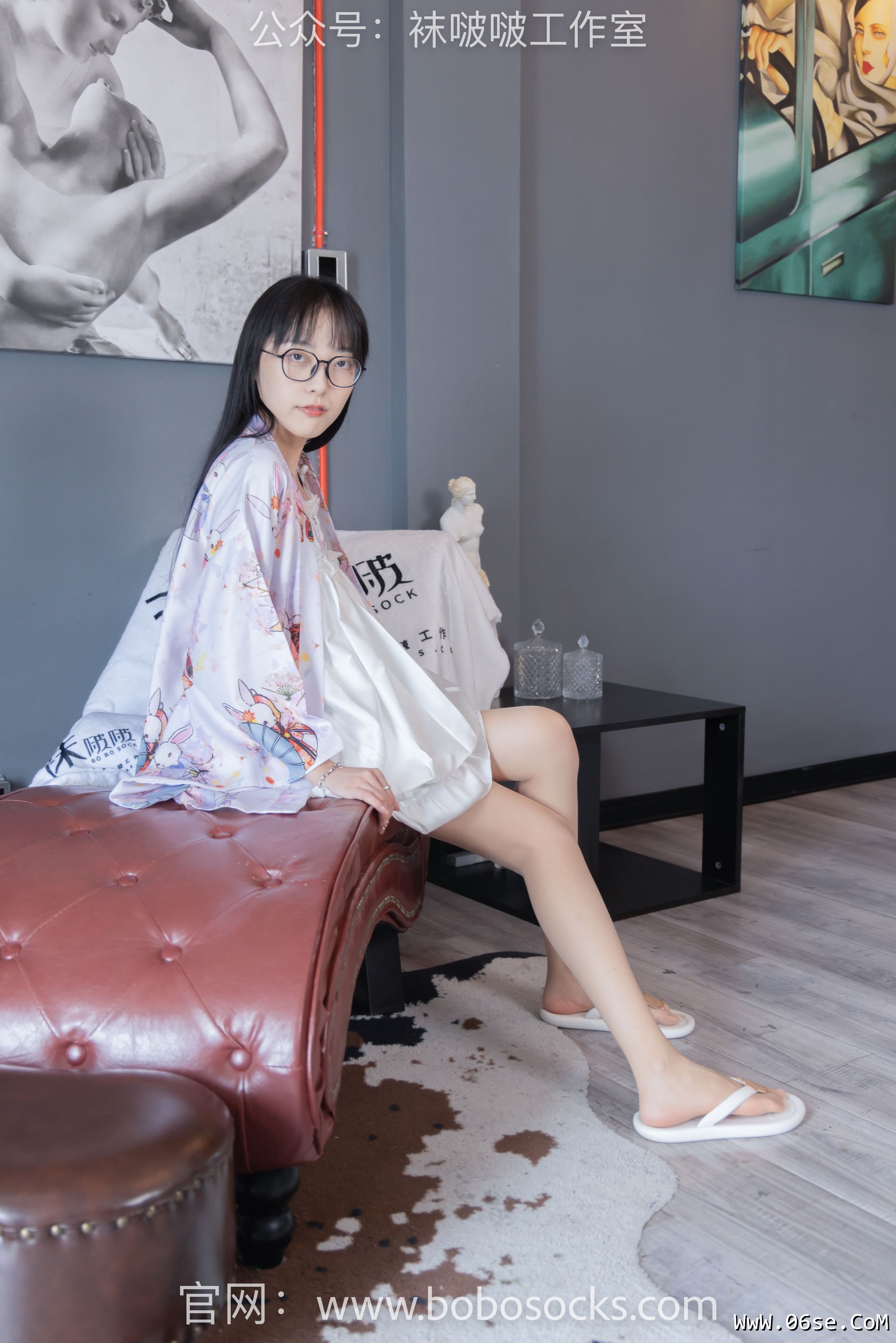 图片[17]-BoBoSocks袜啵啵 No.112 稚予-人字拖、肉丝、裸足[140P]-六色网