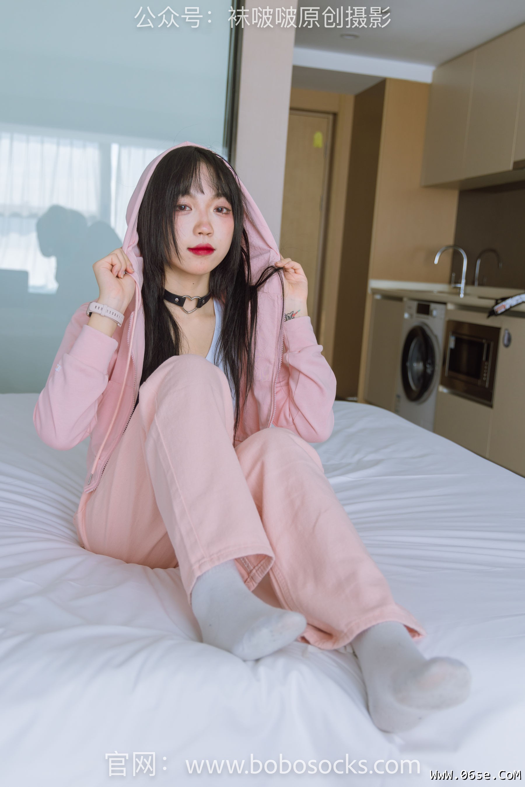 图片[99]-BoBoSocks袜啵啵 No.141 周周-运动鞋、白棉袜、裸足[140P]-六色网
