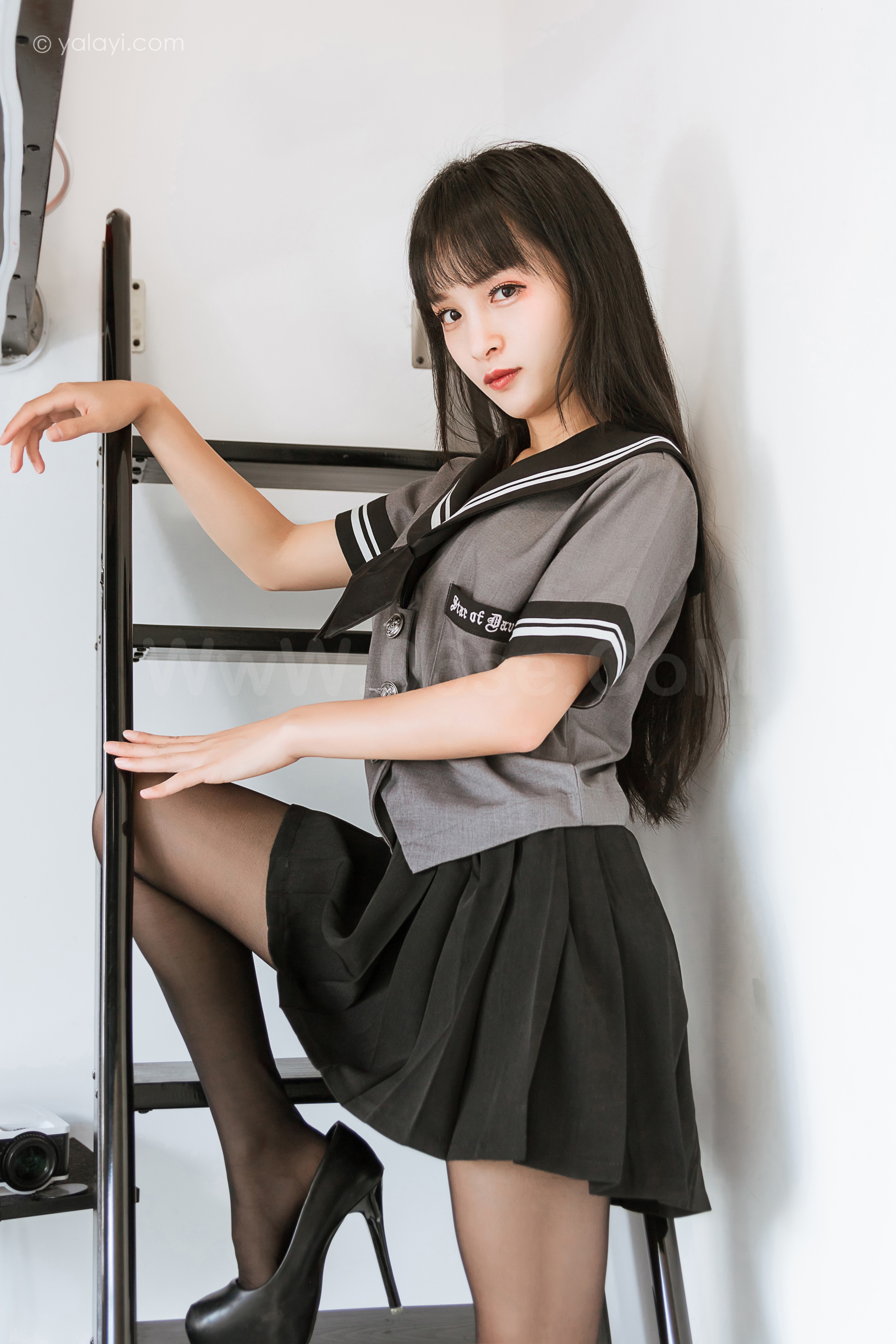 图片[4]-雅拉伊 – 艾丽《疯狂的jk学妹》[43P]-六色网