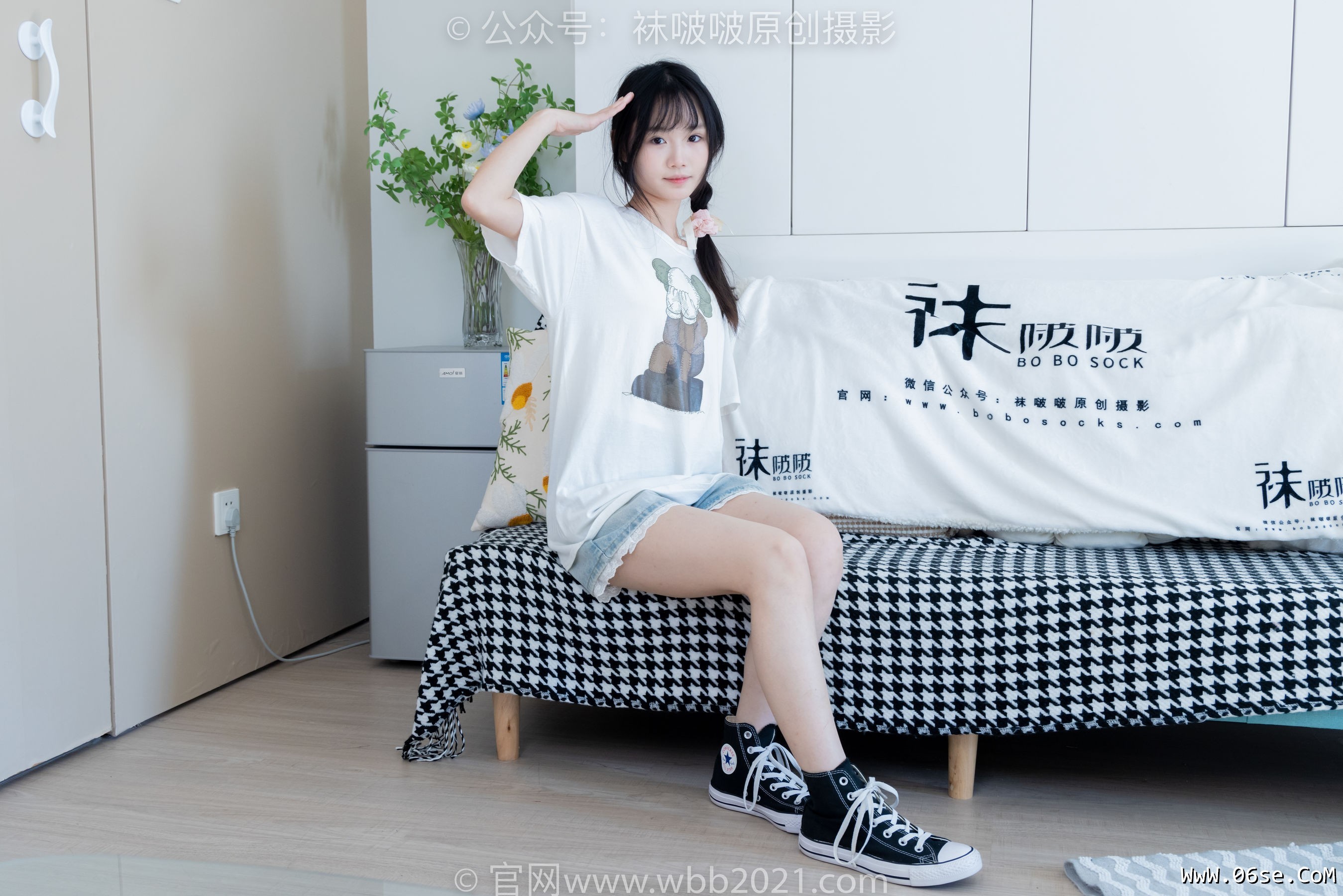 图片[112]-BoBoSocks袜啵啵 No.331 甜甜圈 -板鞋、白棉袜、裸足[144P]-六色网