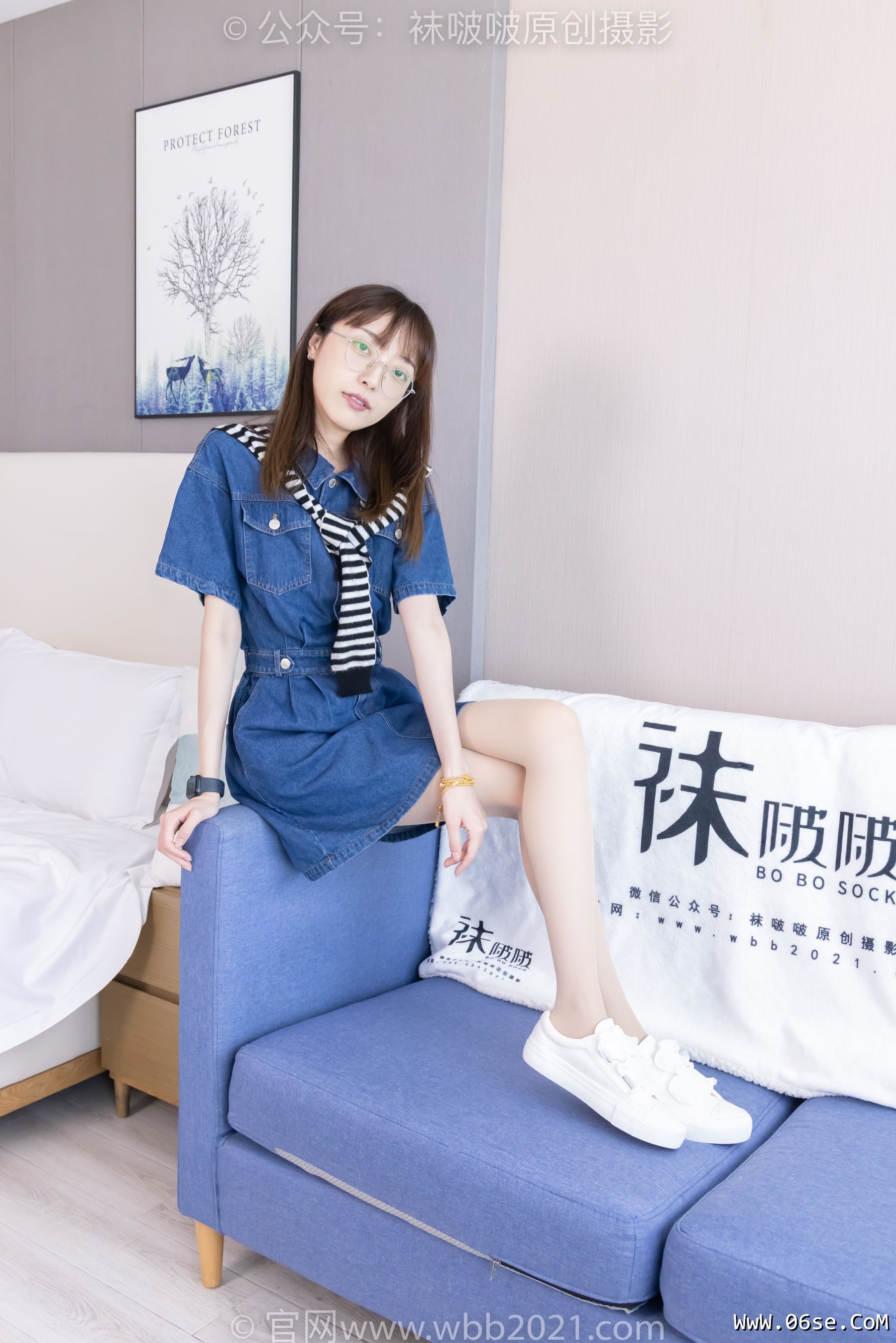 图片[30]-BoBoSocks袜啵啵 No.435 稚予 -板鞋、运动鞋、白丝、肉丝[150P]-六色网