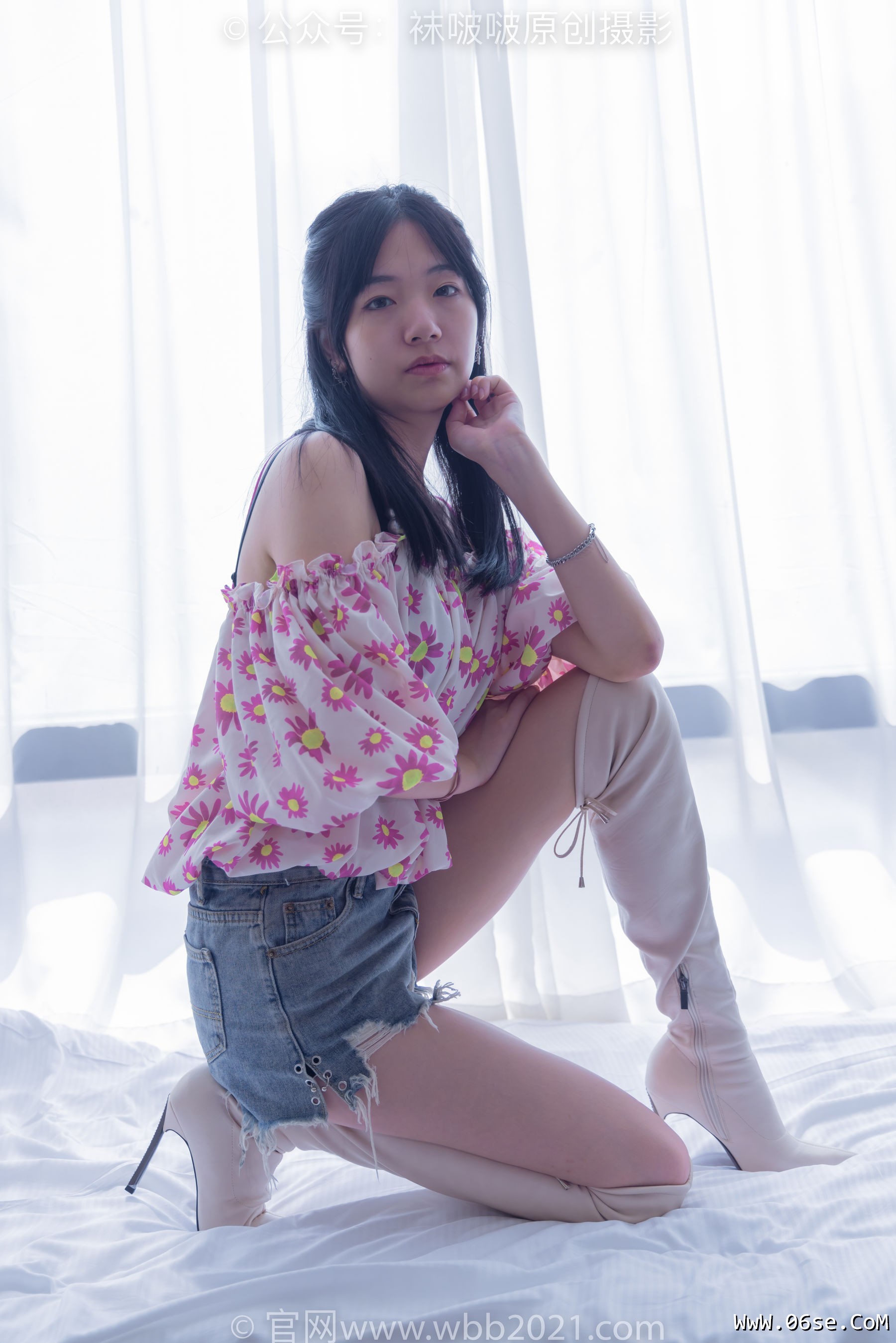 图片[102]-BoBoSocks袜啵啵 No.308 小甜豆 -长靴、白棉袜、裸足[170P]-六色网