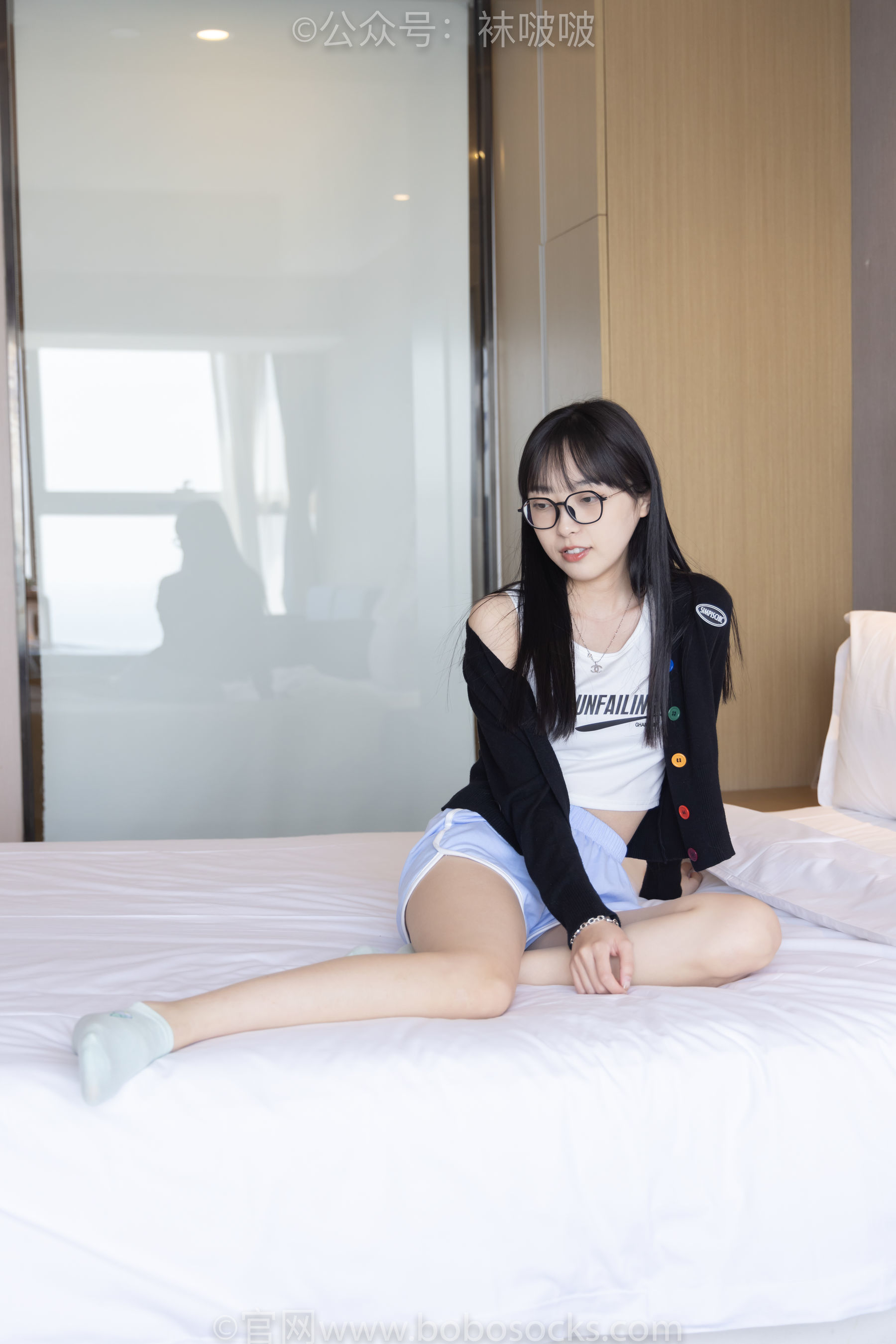 图片[24]-BoBoSocks袜啵啵 No.081 稚予- AJ、浅黄色短棉袜、浅蓝色短棉袜、裸足[145P]-六色网