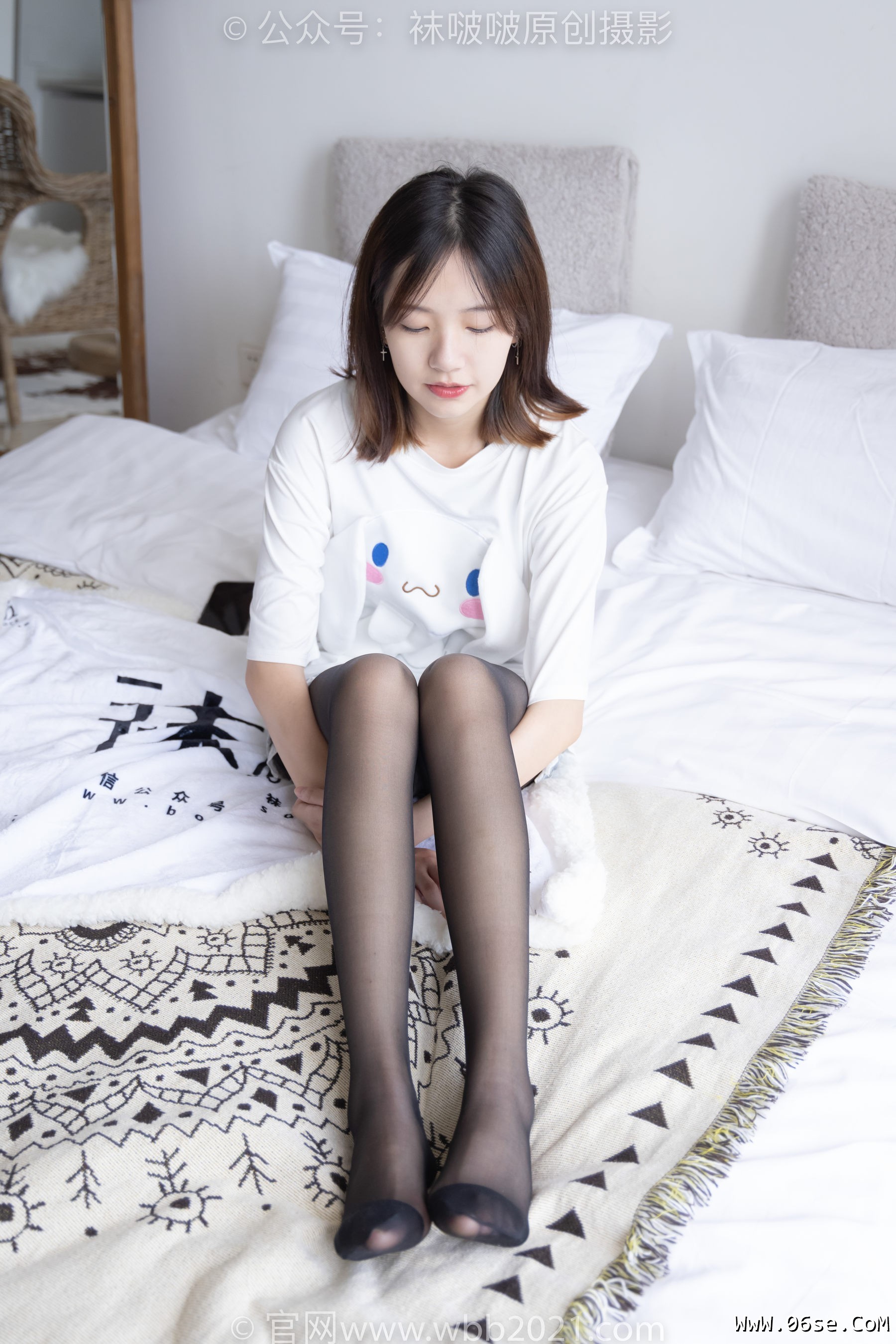 图片[19]-BoBoSocks袜啵啵 No.233 小甜豆-板鞋、黑丝[142P]-六色网