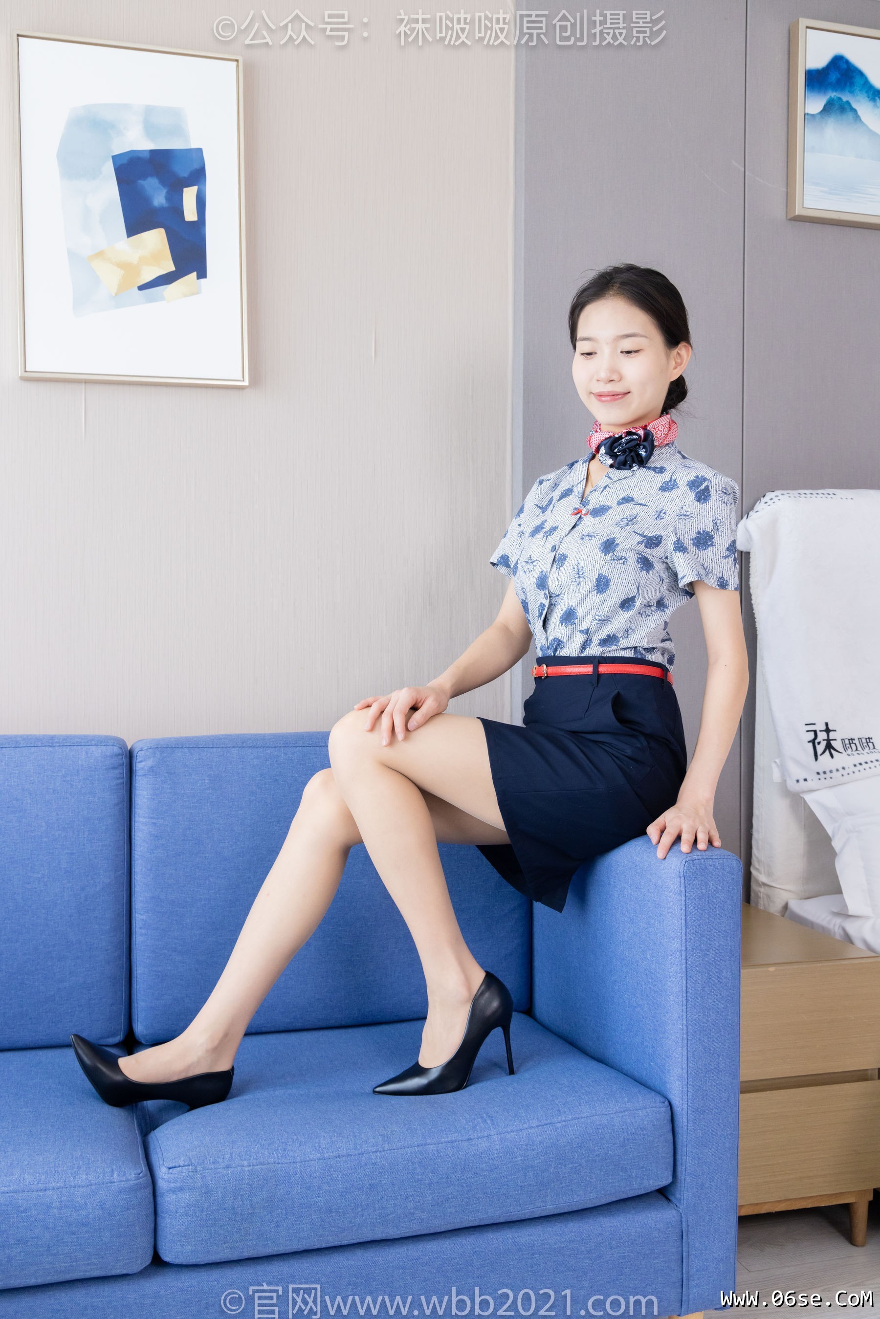 图片[51]-BoBoSocks袜啵啵 No.334 芝士 -东航制服、两双高跟鞋、薄肉丝、薄灰丝[141P]-六色网