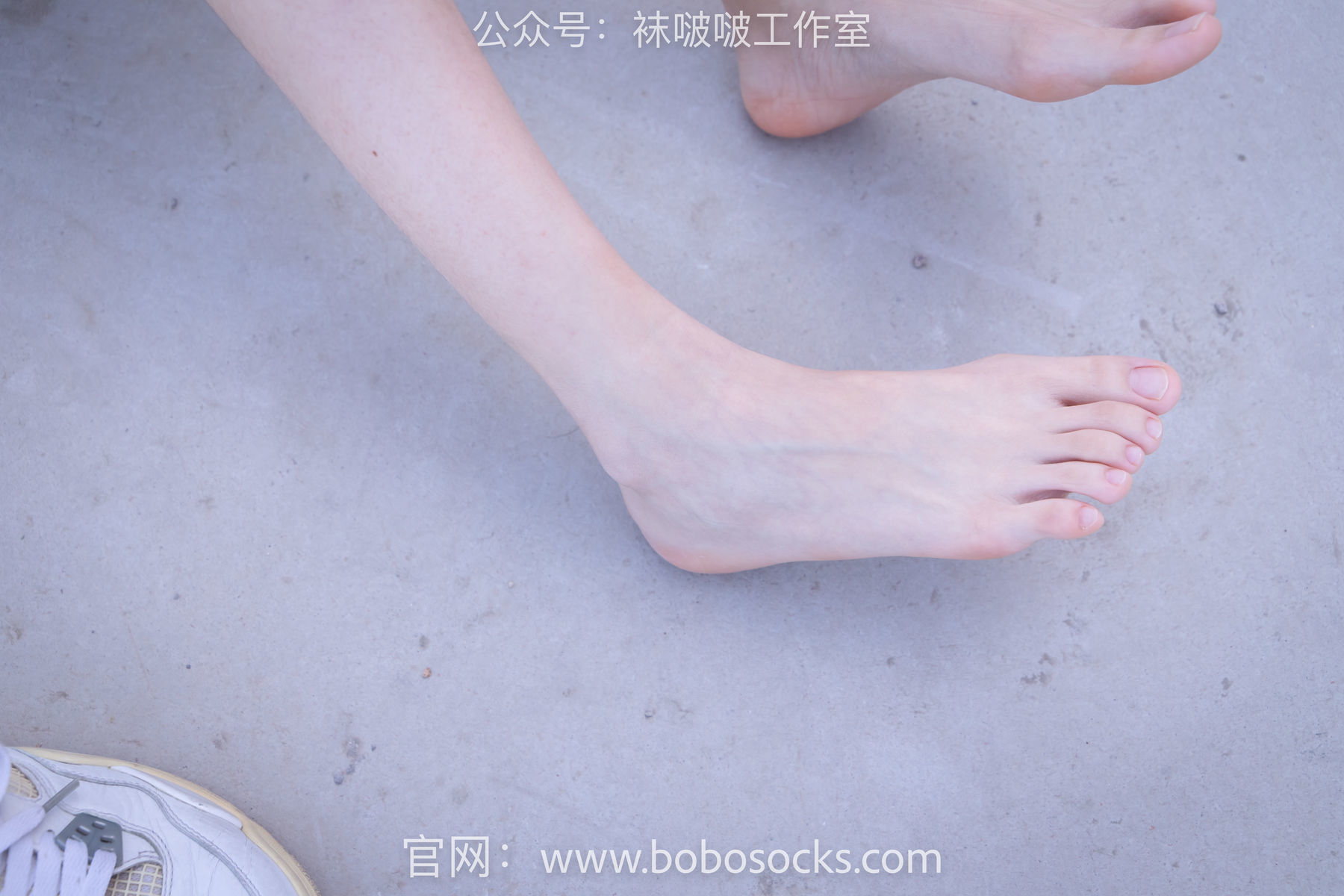 图片[117]-BoBoSocks袜啵啵 No.103 稚予-AJ篮球鞋、白棉袜、裸足[134P]-六色网