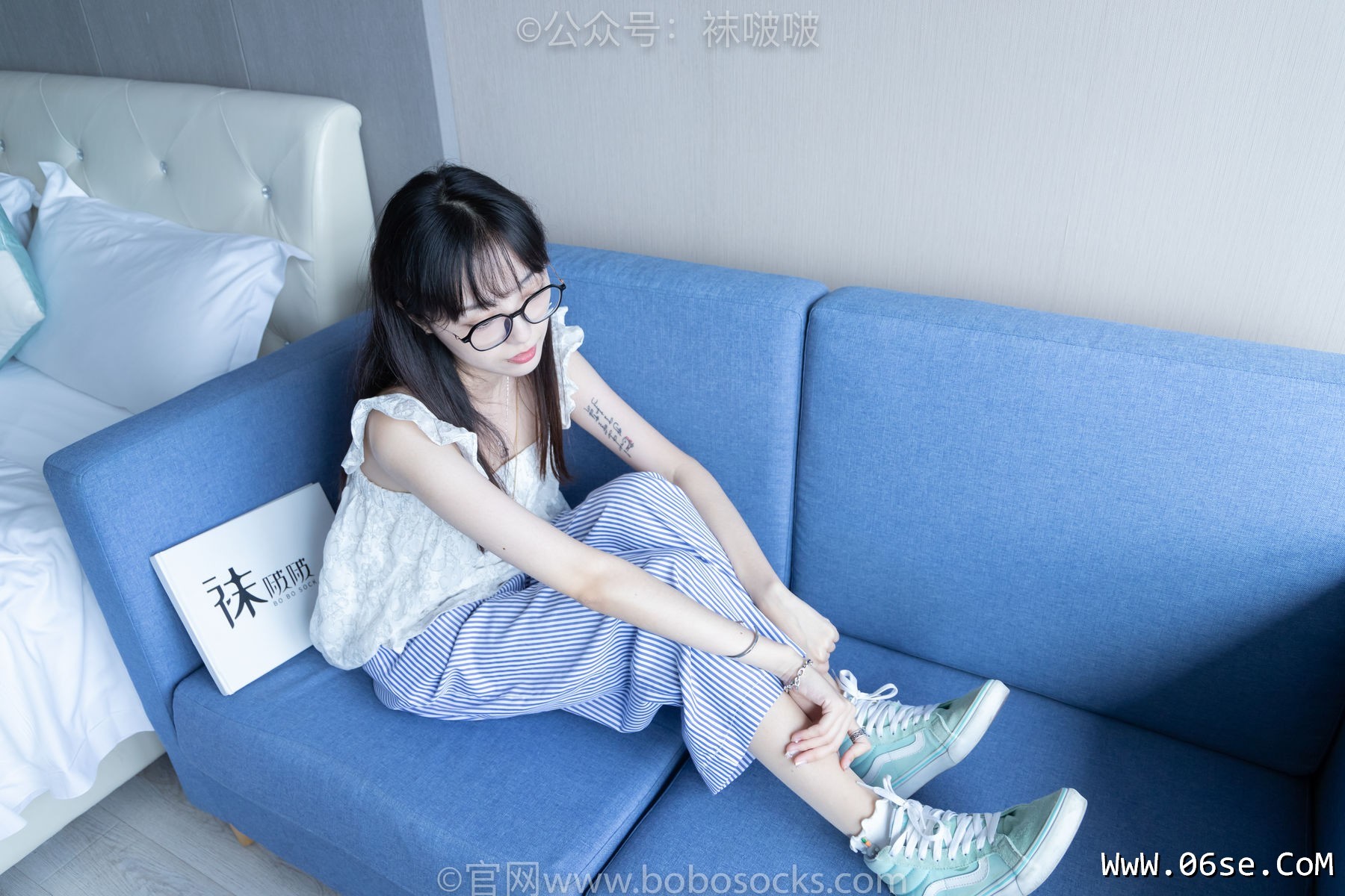 图片[12]-BoBoSocks袜啵啵 No.027 稚予- vans、白色棉袜、肉丝[136P]-六色网
