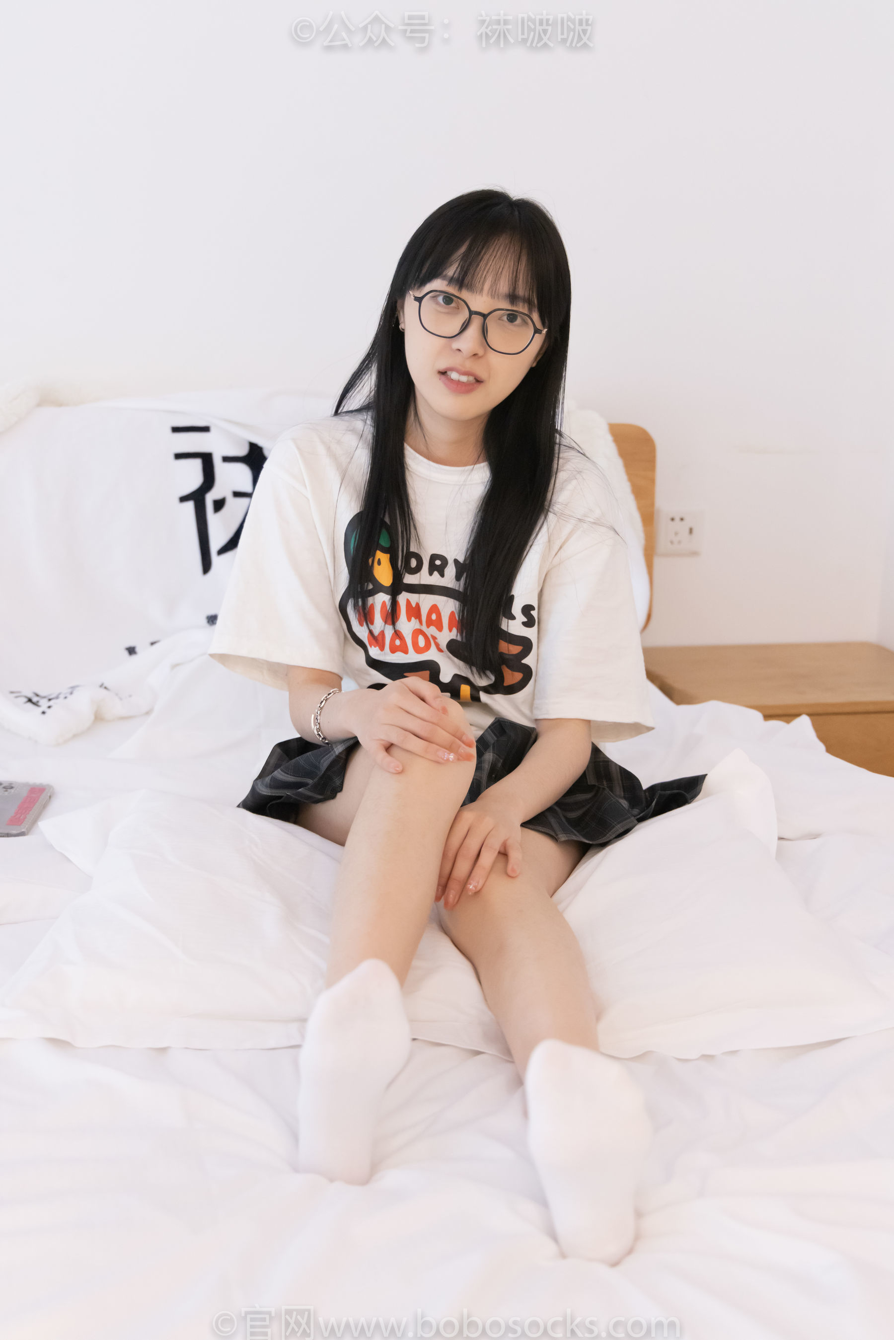 图片[42]-BoBoSocks袜啵啵 No.073 稚予-贝壳头、白棉袜、裸足[145P]-六色网