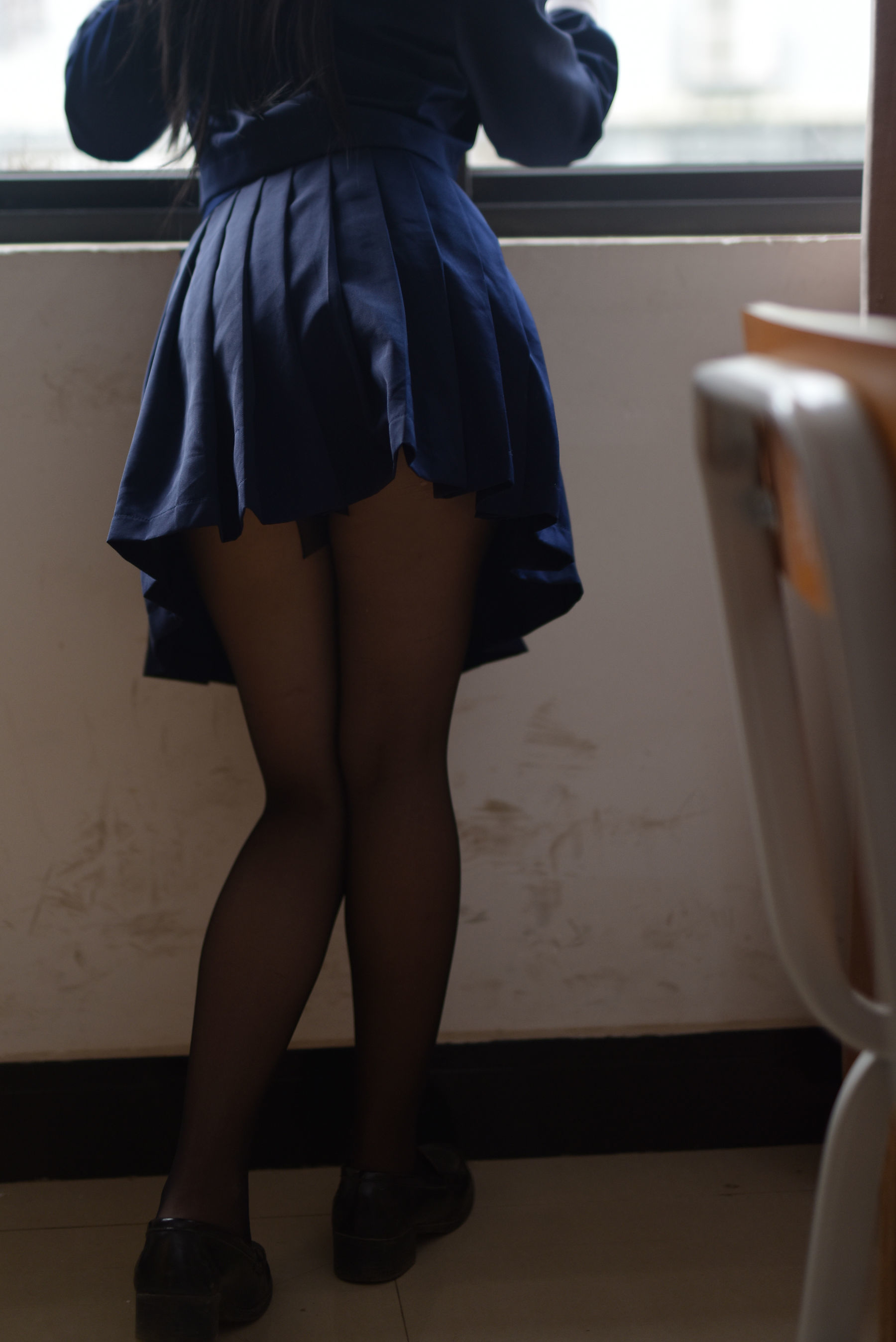 图片[7]-动漫博主九曲Jean JK露脐制服[30P]-六色网