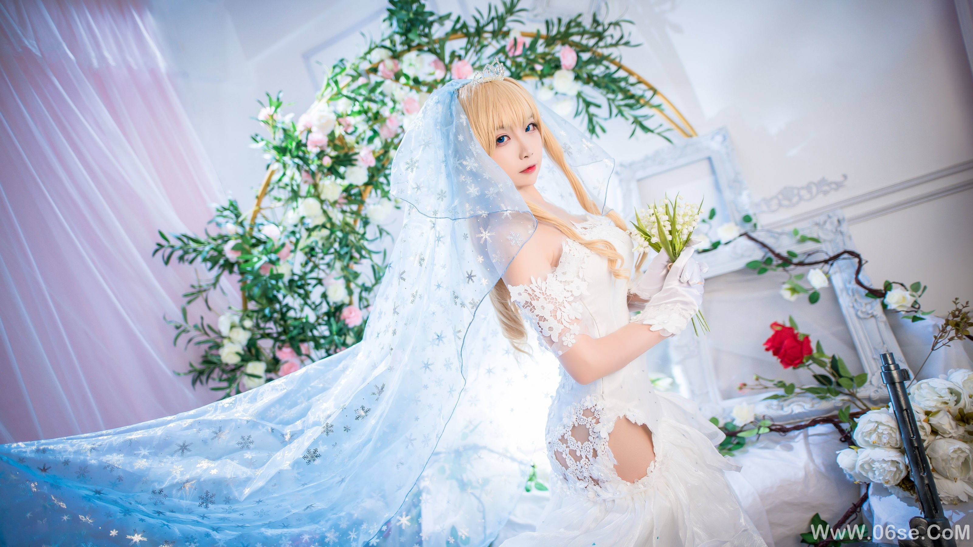 图片[17]-人气Coser二佐Nisa 花嫁[30P]-六色网