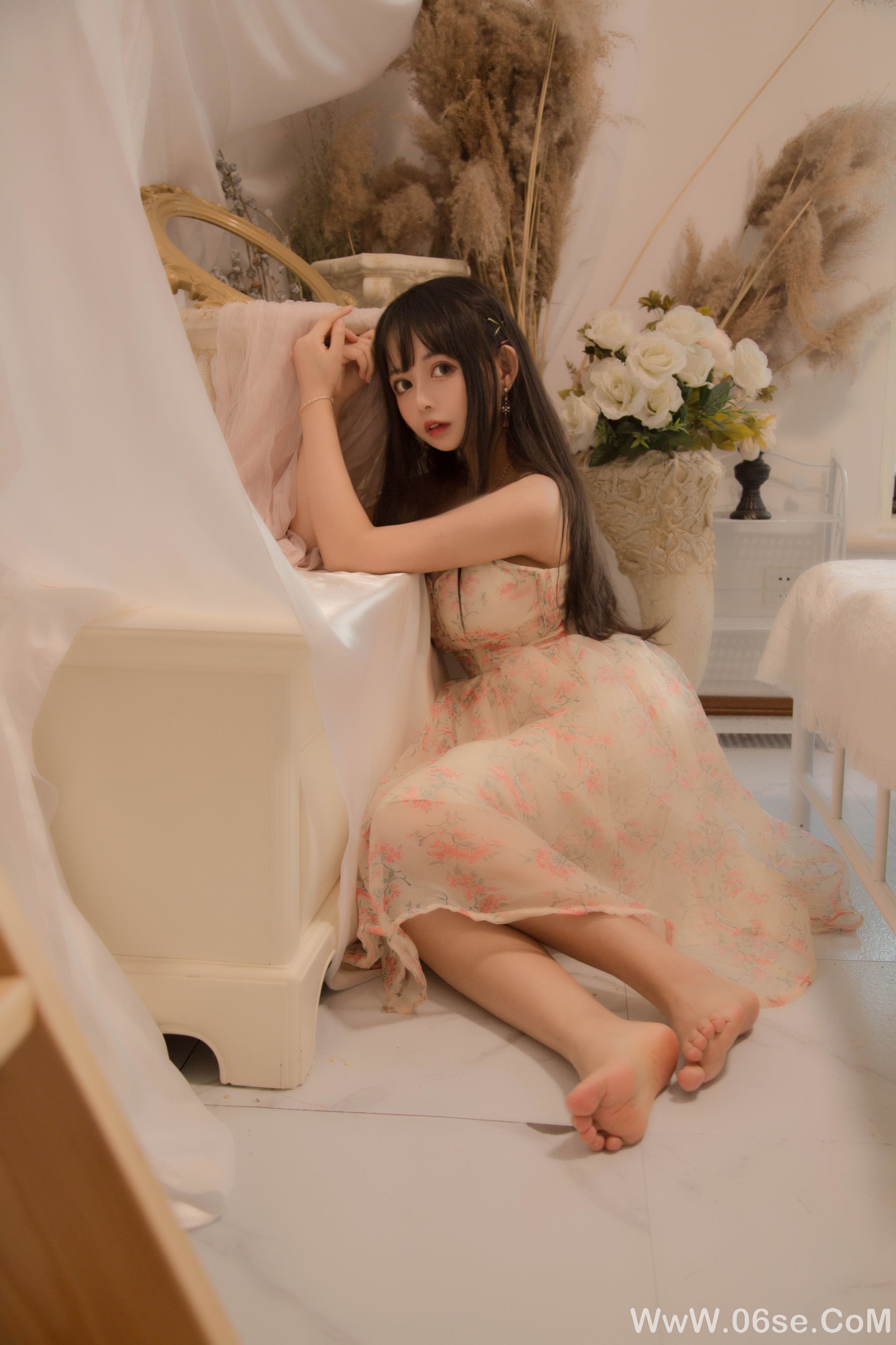 图片[14]-大眼萌妹黑猫猫OvO good morning + good night[24P]-六色网