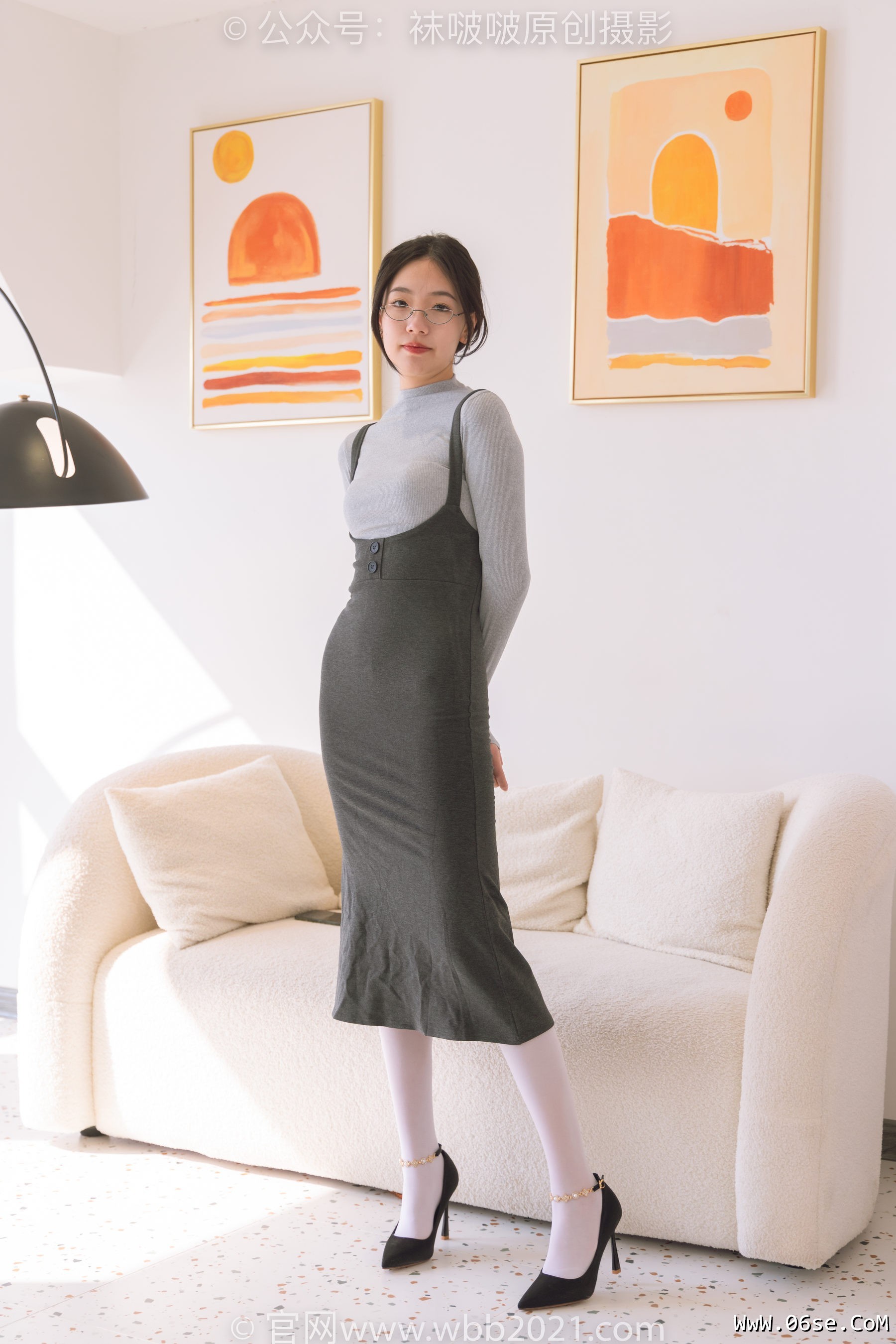 图片[51]-BoBoSocks袜啵啵 No.242 小甜豆-高跟鞋、厚白丝[140P]-六色网