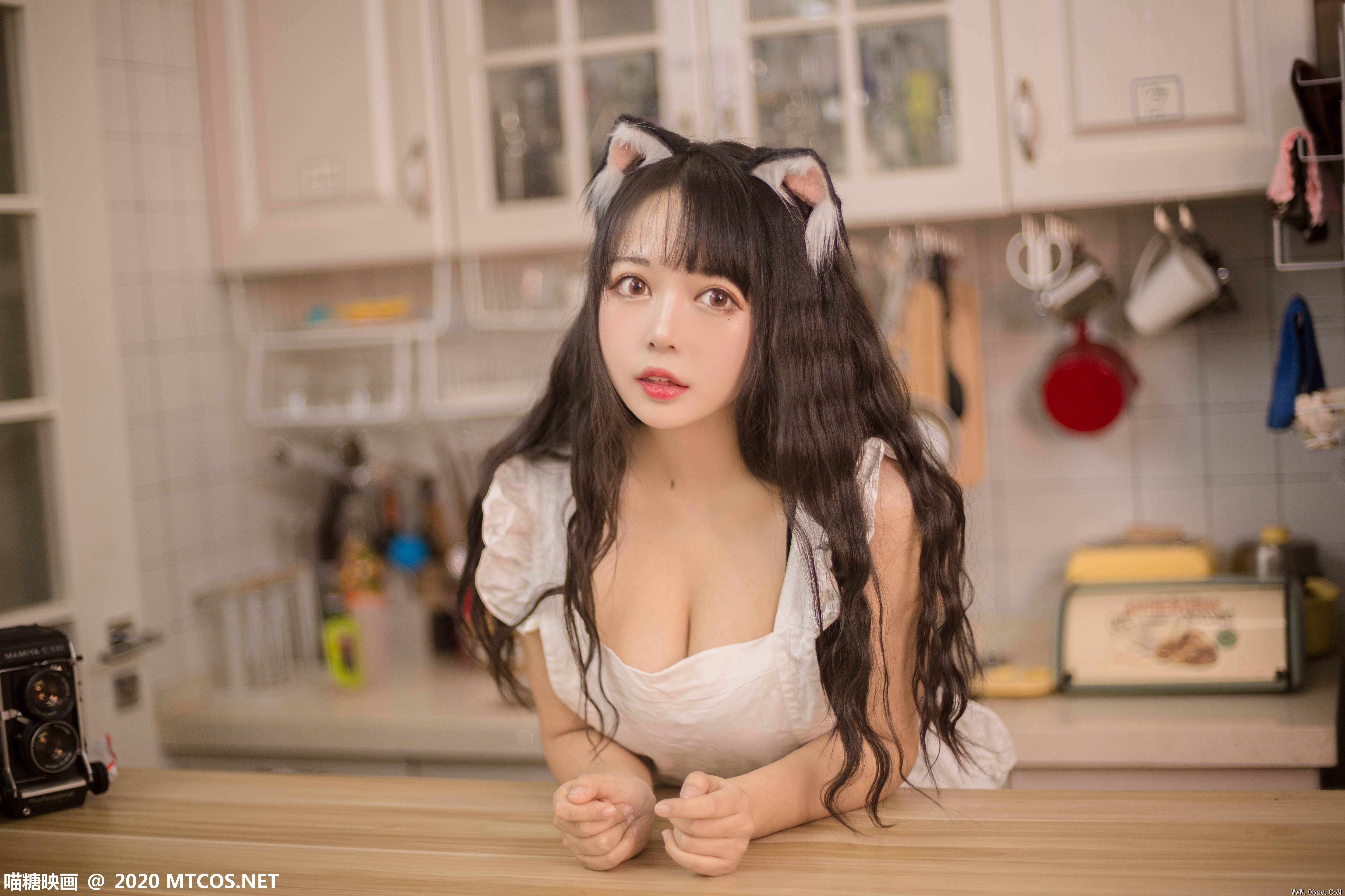 喵糖映画 VOL.296 厨房猫娘 [20P-158MB]-六色网