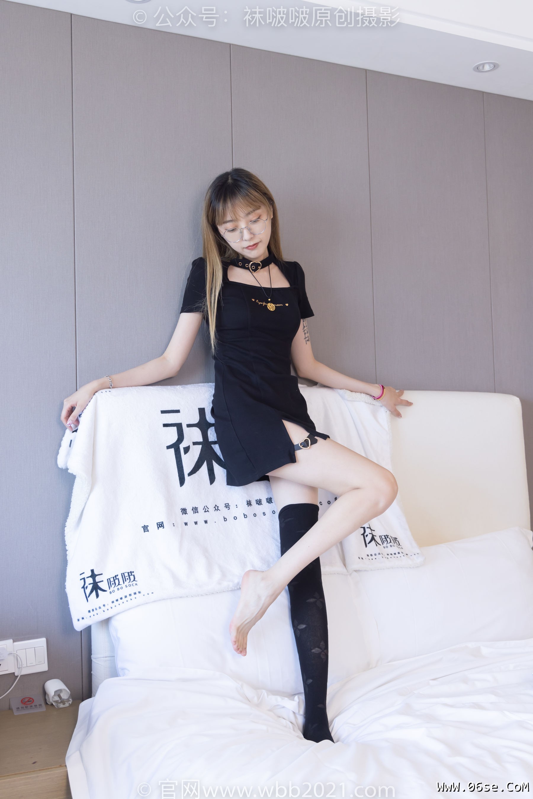 图片[116]-BoBoSocks袜啵啵 No.270 稚予 -高跟鞋、皮鞋、厚黑丝、黑色大腿棉袜[149P]-六色网
