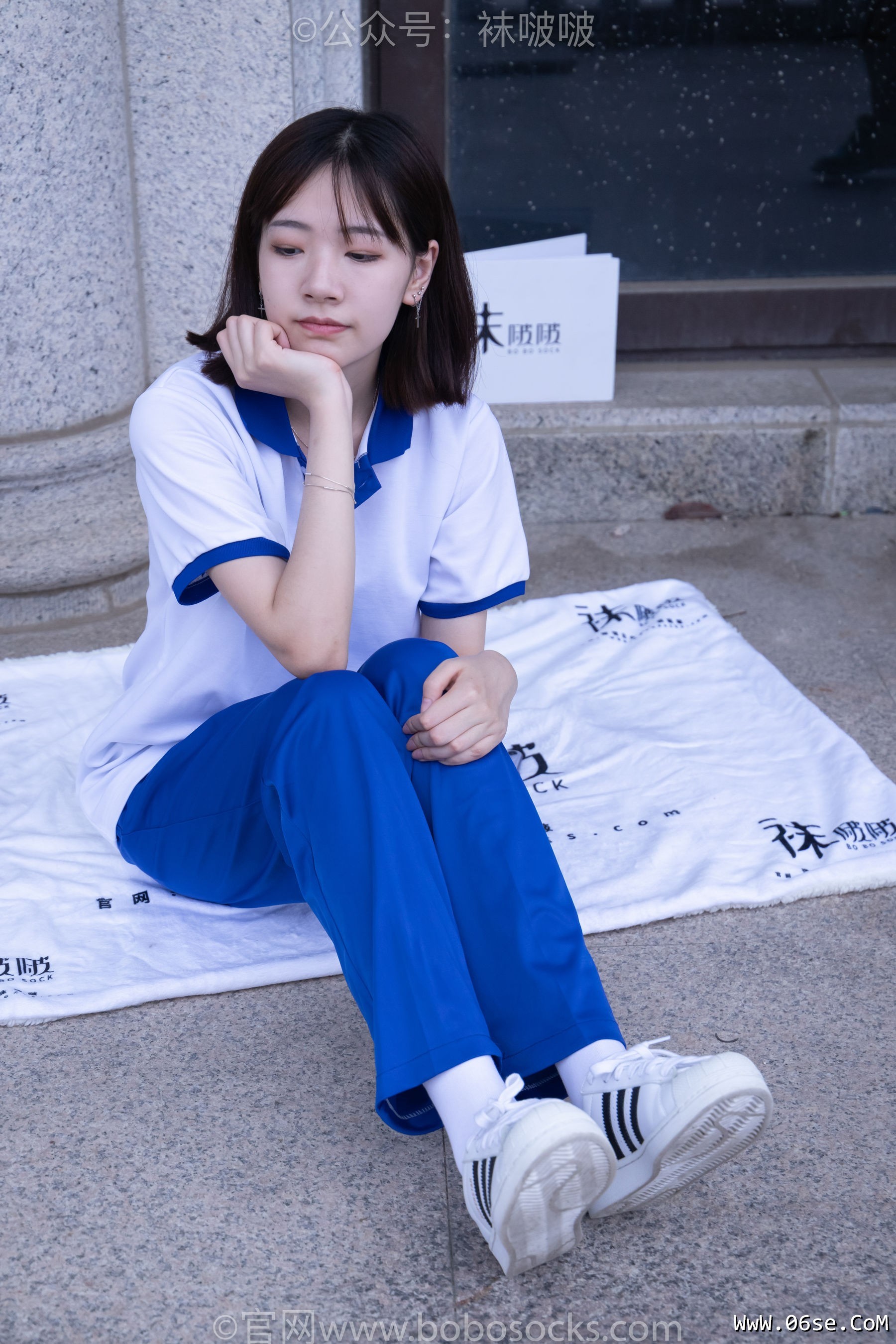 图片[34]-BoBoSocks袜啵啵 No.022 小甜豆-校服、贝壳头、白棉袜、肉丝[140P]-六色网