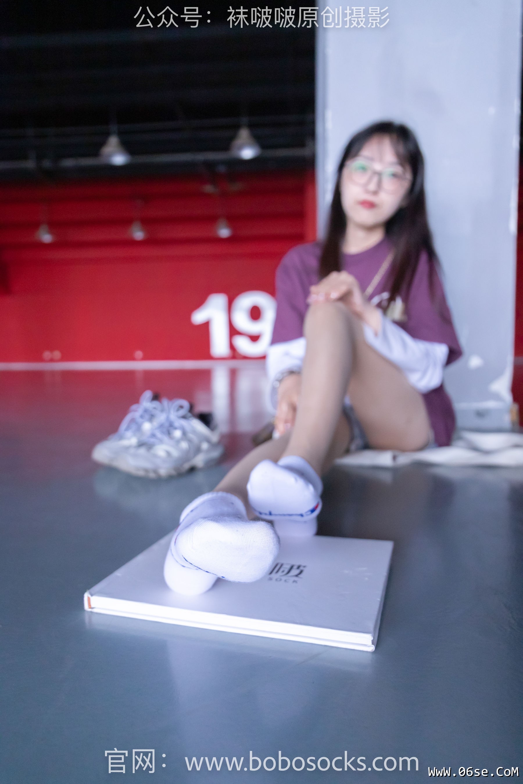 图片[93]-BoBoSocks袜啵啵 积分限定作品010 稚予-巴黎世家运动鞋、白棉袜、肉丝[144P]-六色网