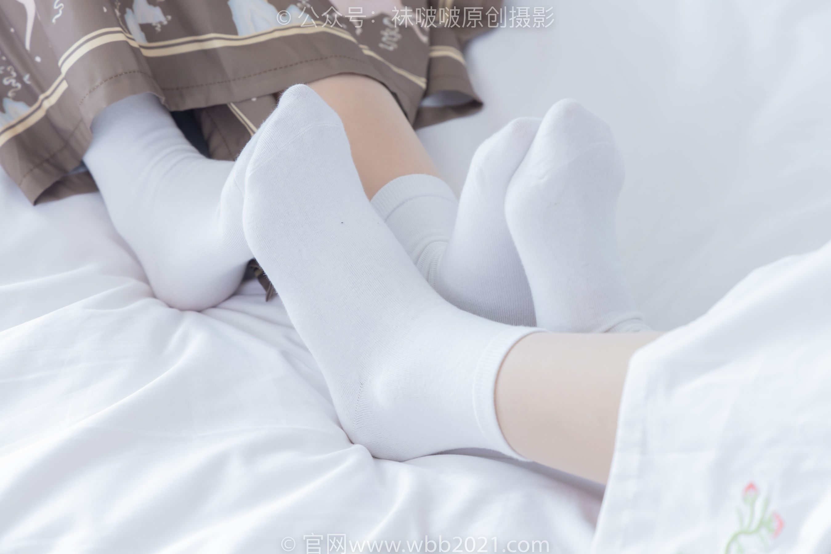 图片[130]-BoBoSocks袜啵啵 No.400 奶油&甜甜圈 -两双高跟鞋、白棉袜、肉丝[158P]-六色网