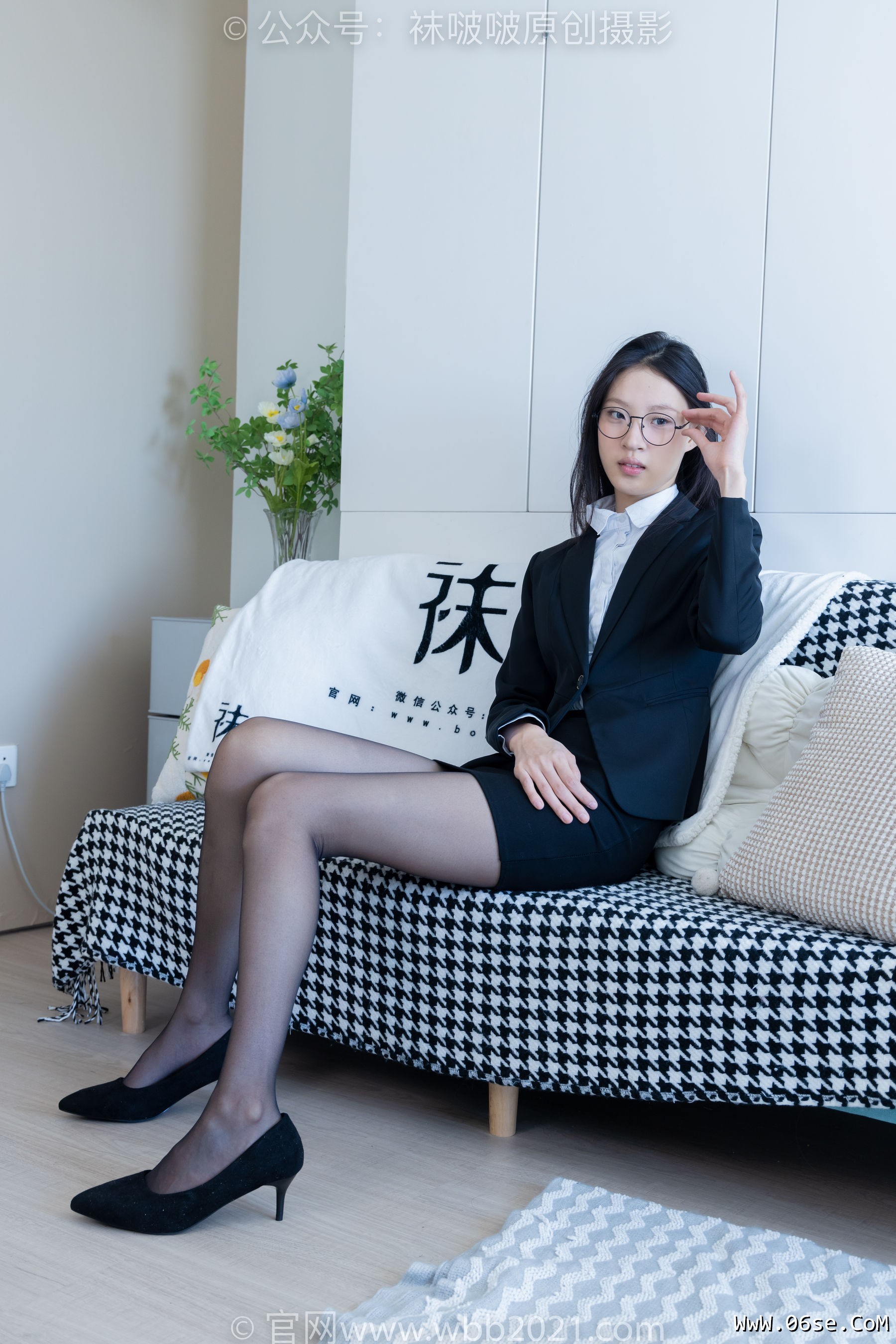 图片[51]-BoBoSocks袜啵啵 No.327 雪糕 -高跟鞋、黑丝、ol风[140P]-六色网