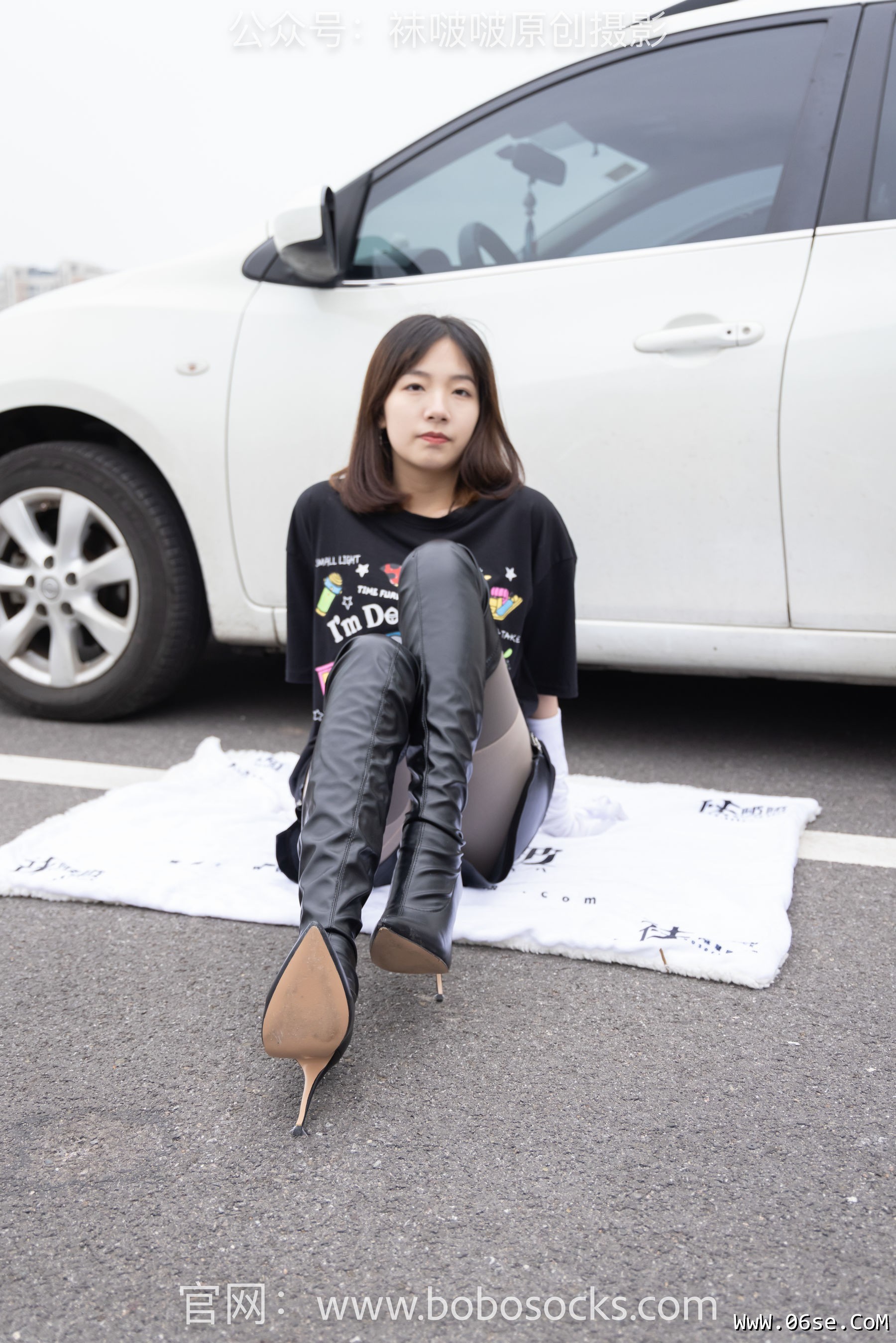 图片[73]-BoBoSocks袜啵啵 No.146 小甜豆-高跟长靴、黑色踩脚裤、肉丝[154P]-六色网