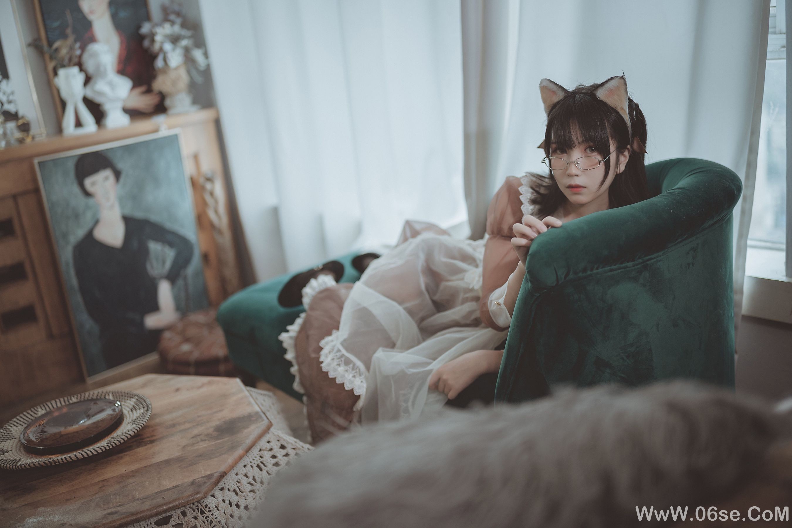 图片[30]-COSER美女逐月su 透明女仆[46P]-六色网
