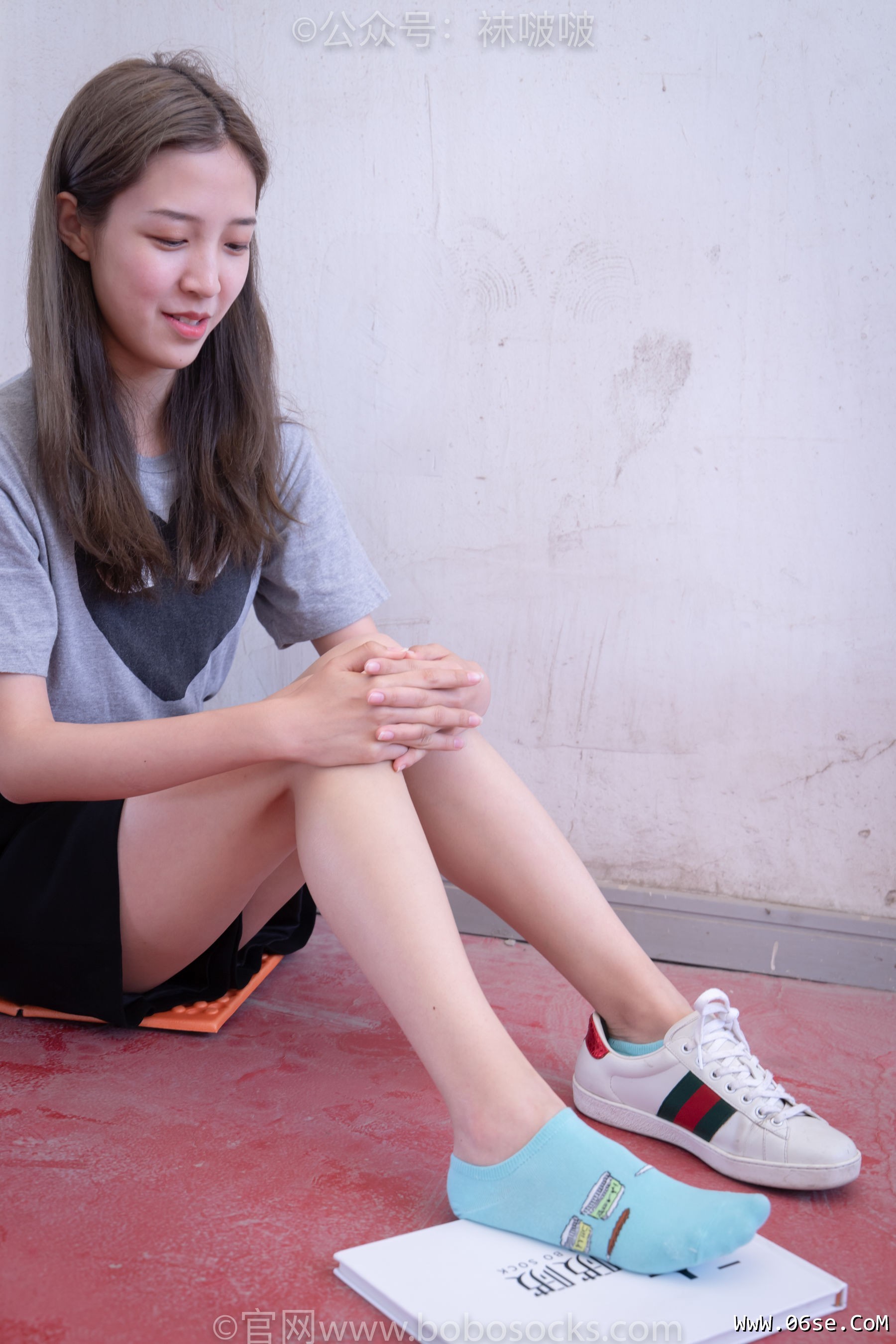 图片[50]-BoBoSocks袜啵啵 积分限定作品006 泡芙-板鞋、天蓝色短棉袜、裸足[138P]-六色网