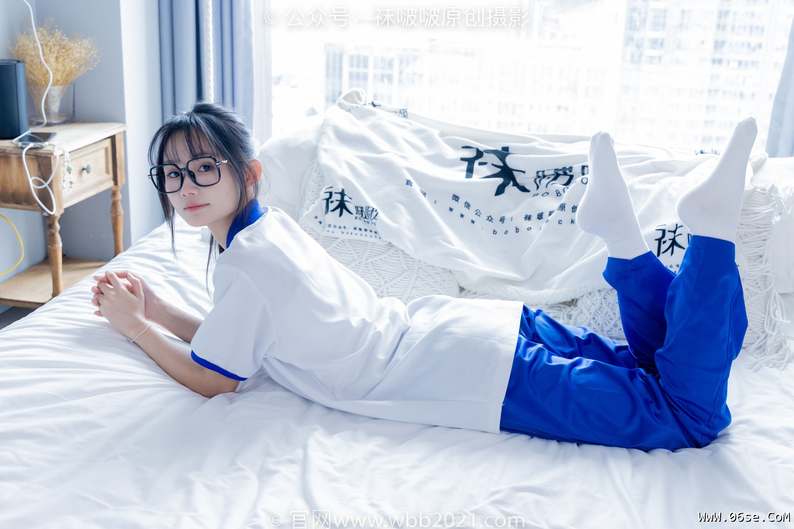 图片[17]-BoBoSocks袜啵啵 No.351 甜甜圈 -板鞋、白棉袜、肉丝、校服裤里丝[150P]-六色网