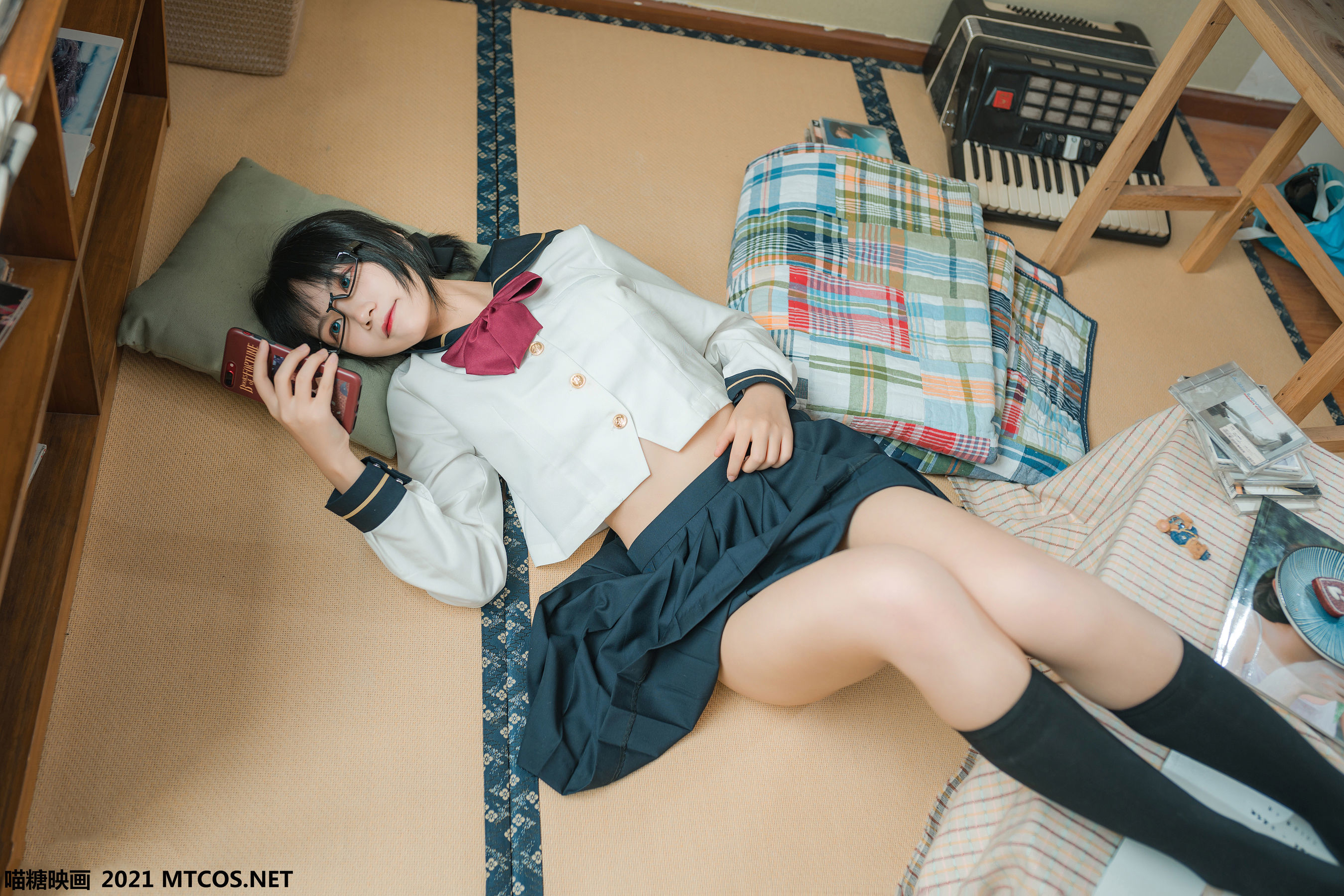 图片[19]-喵糖映画 VOL.459 慵懒的JK [29P]-六色网
