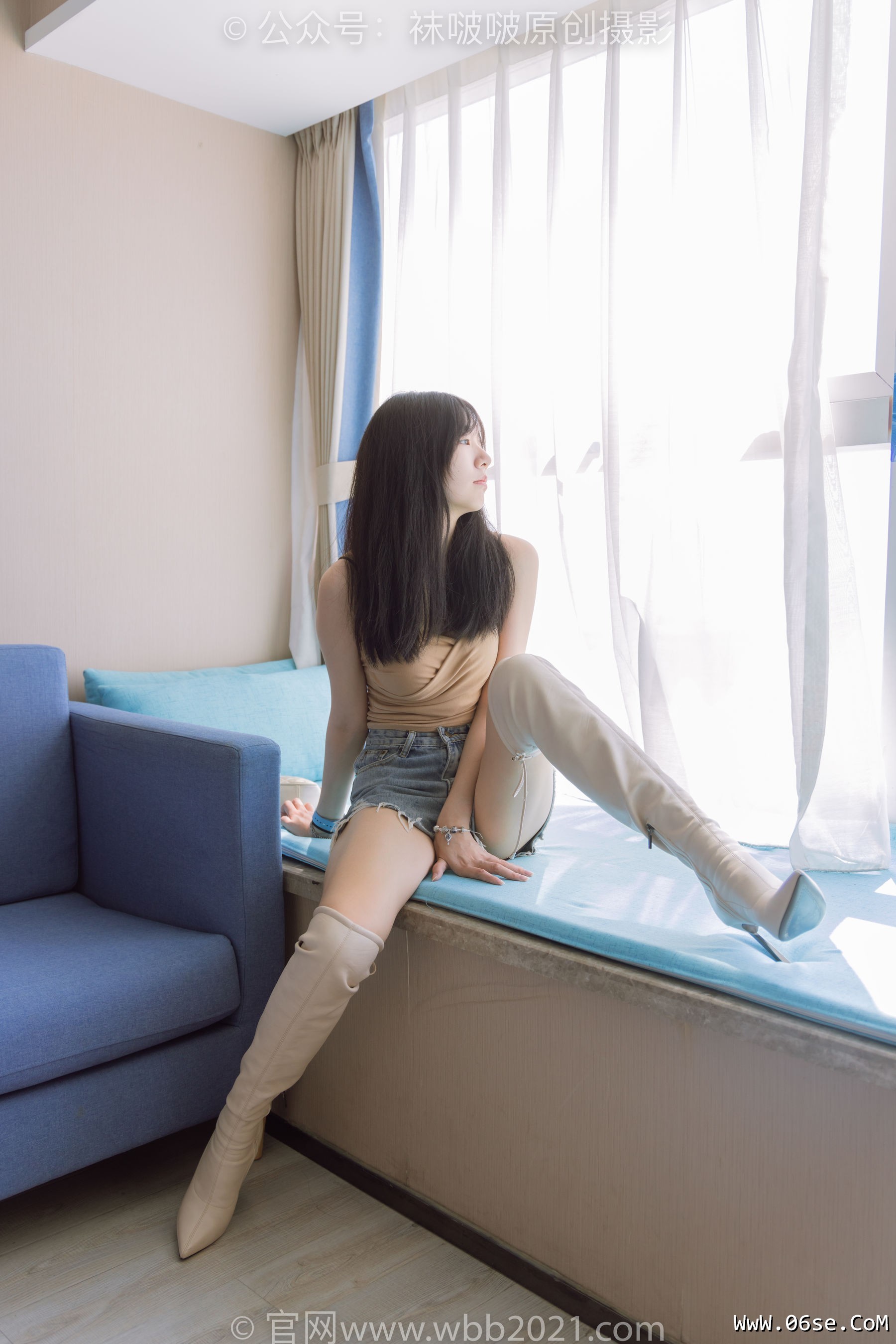 图片[168]-BoBoSocks袜啵啵 No.441 小甜豆 -高跟长靴、白棉袜、裸足[179P]-六色网