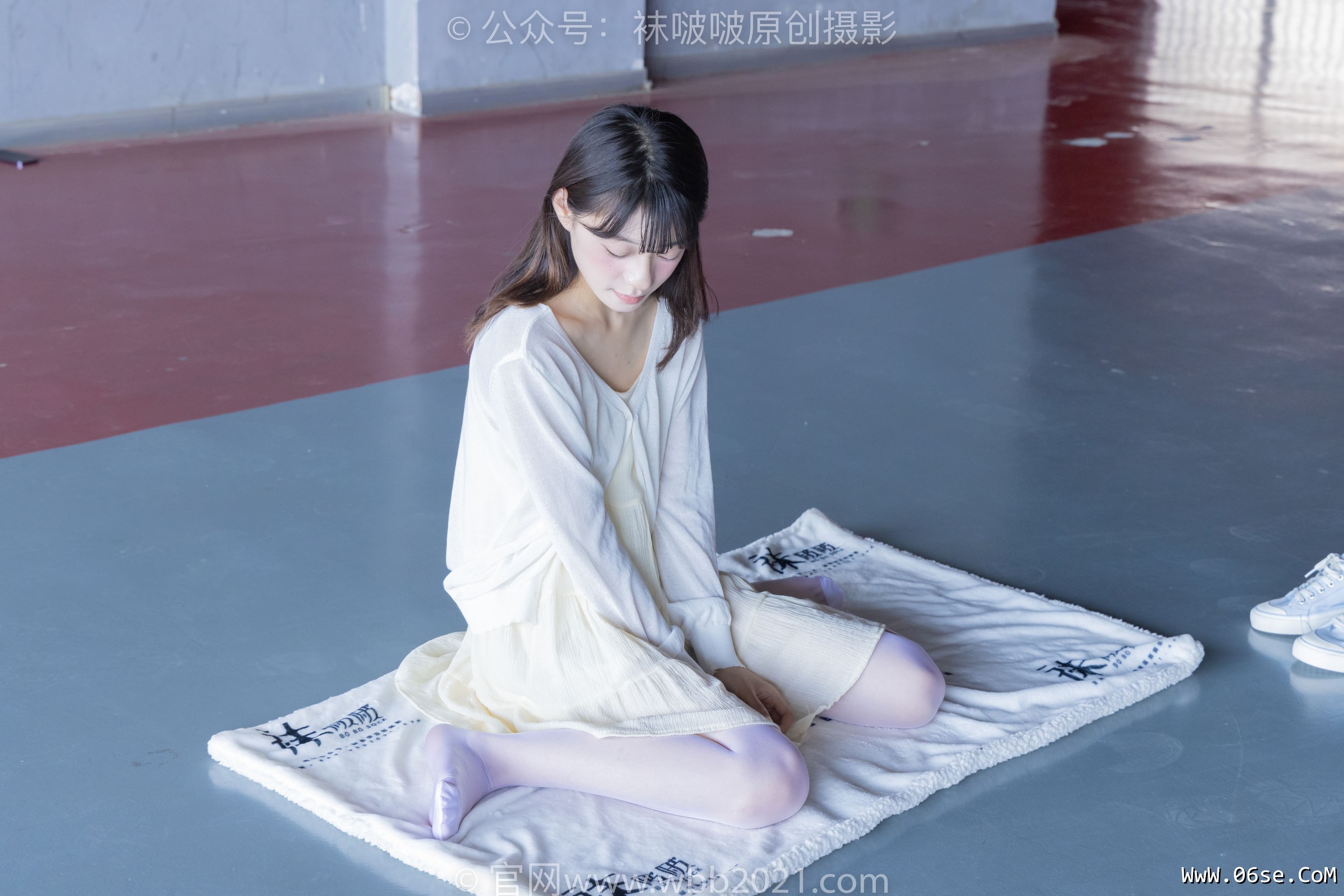 图片[136]-BoBoSocks袜啵啵 No.395 糯米 -板鞋、白丝[145P]-六色网