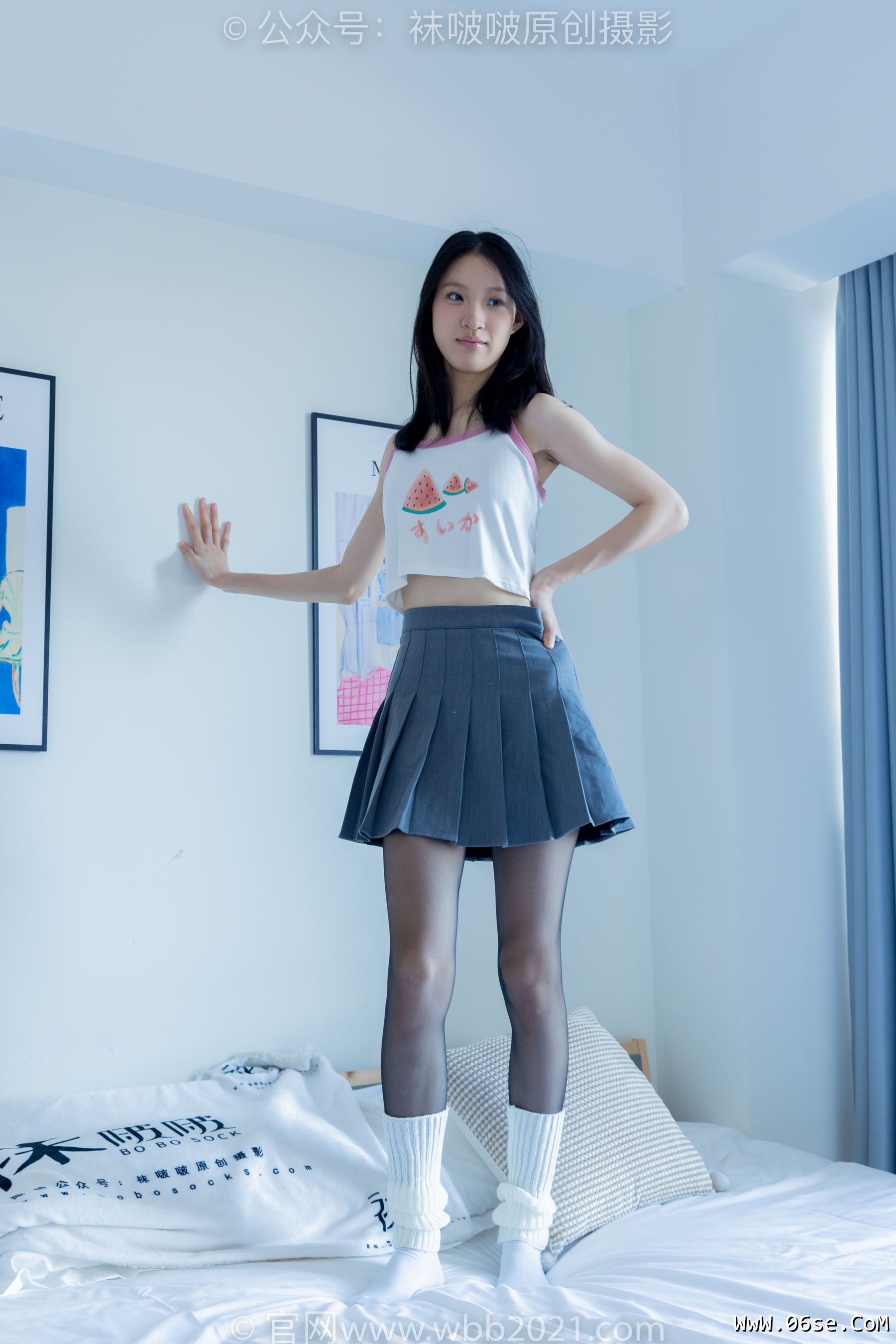 图片[114]-BoBoSocks袜啵啵 No.333 雪糕 -板鞋、白棉袜、黑丝、堆堆袜套[140P]-六色网