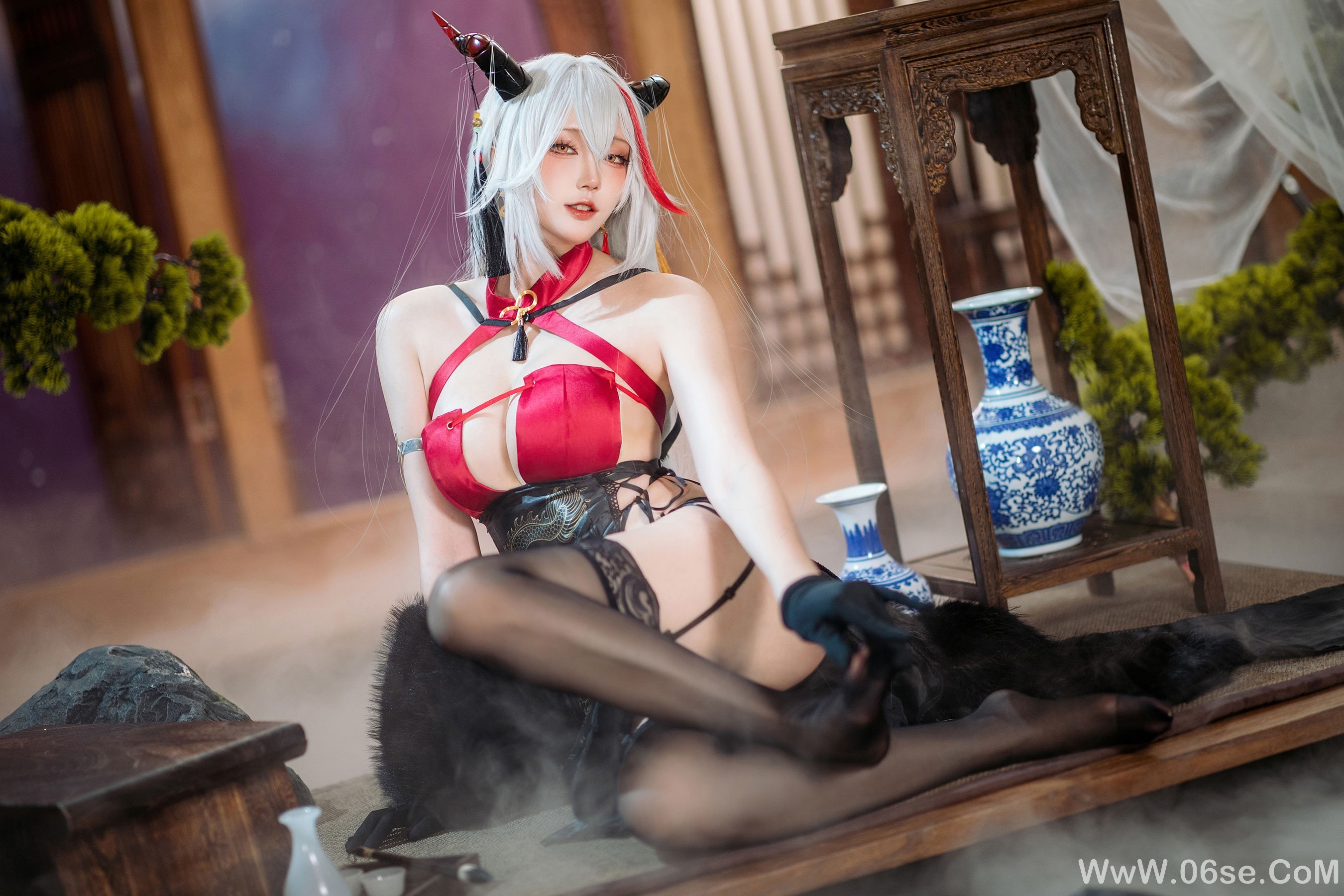 图片[12]-Coser瓜希酱 福利 – 虹色[100P]-六色网