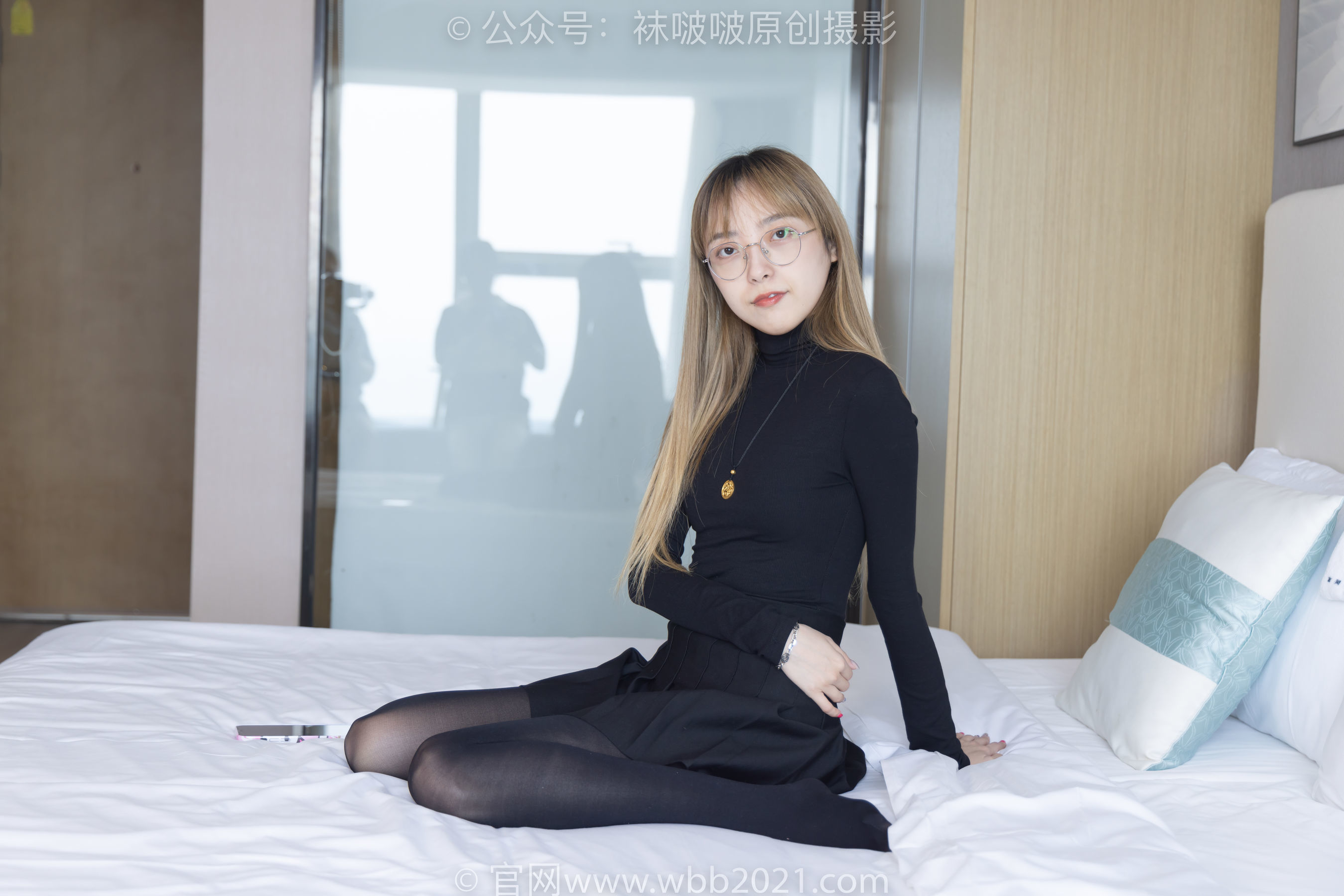 图片[87]-BoBoSocks袜啵啵 No.255 稚予 -皮鞋、厚黑丝[144P]-六色网